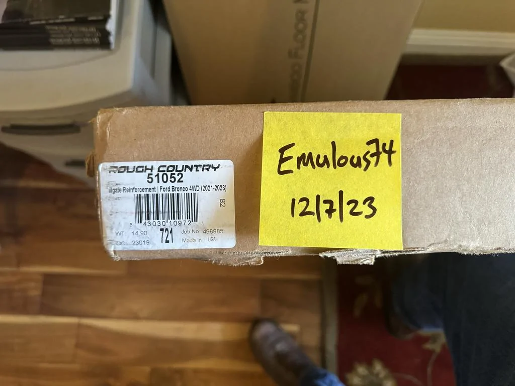 Ford Bronco NIB Rough Country Tailgate Reinforcement IMG_1469-XL