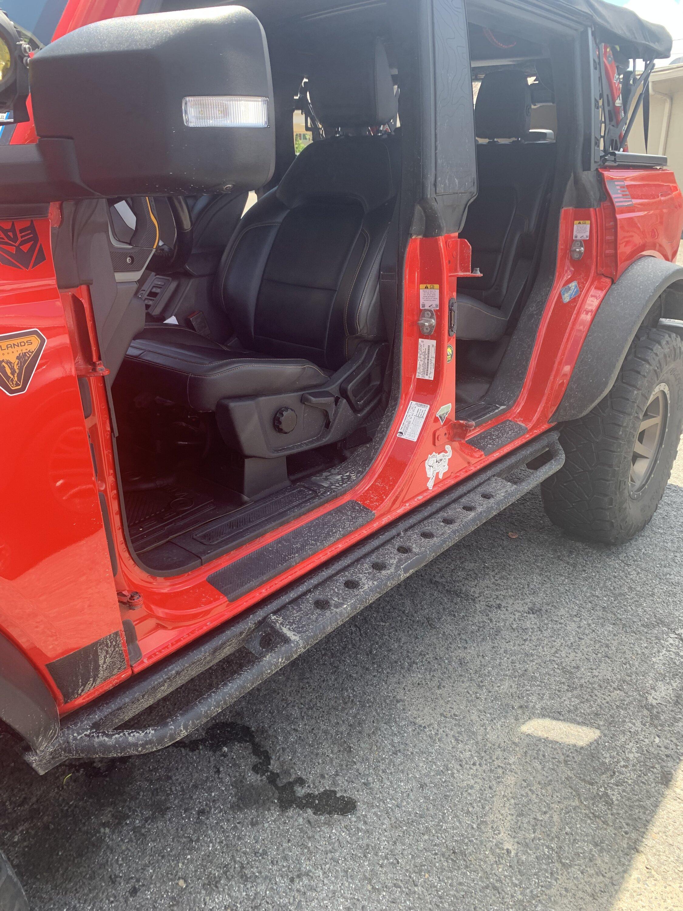 Ford Bronco Fabricated own rock sliders IMG_8599