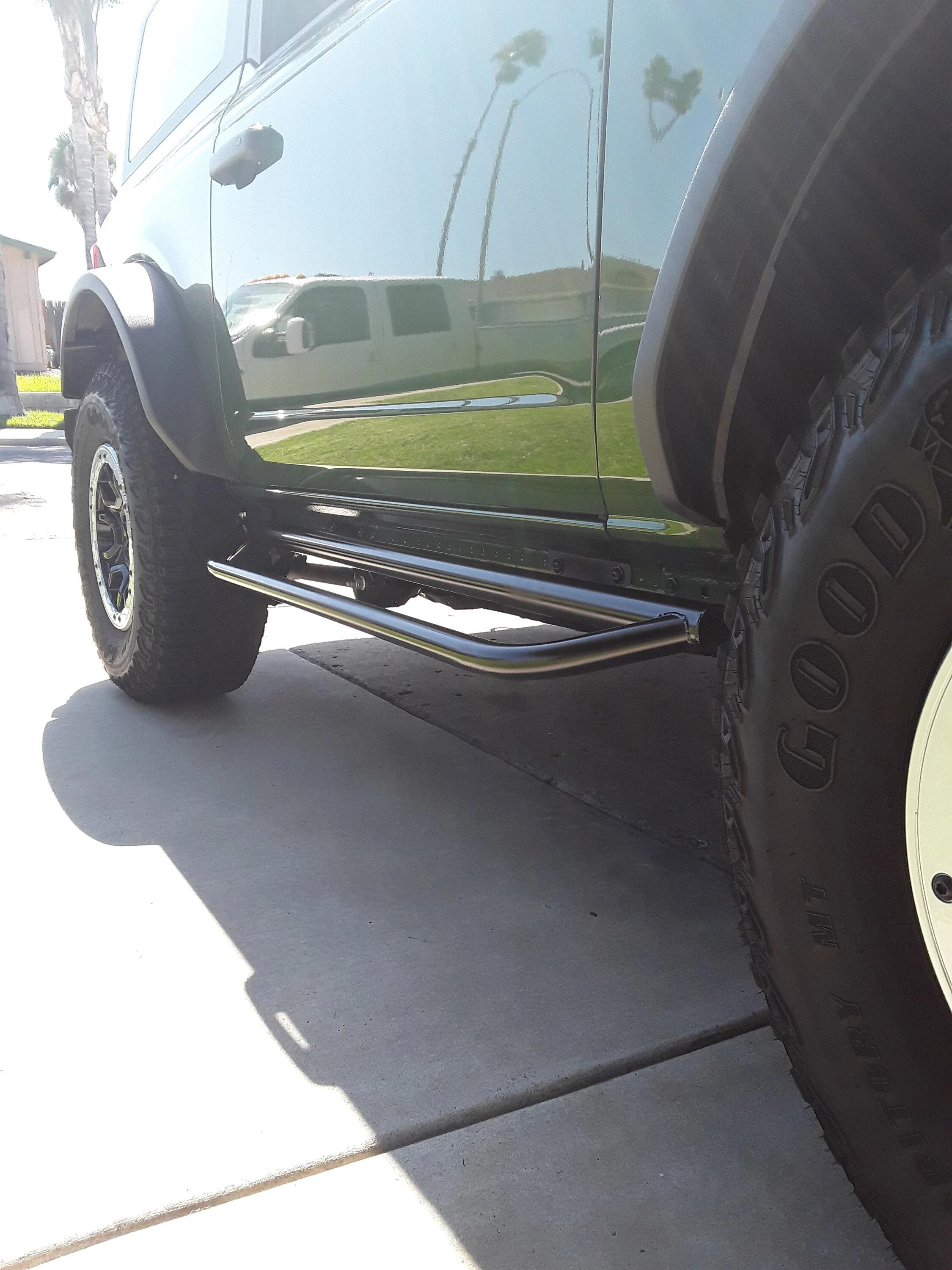Ford Bronco Fabricated own rock sliders 20230825_153441