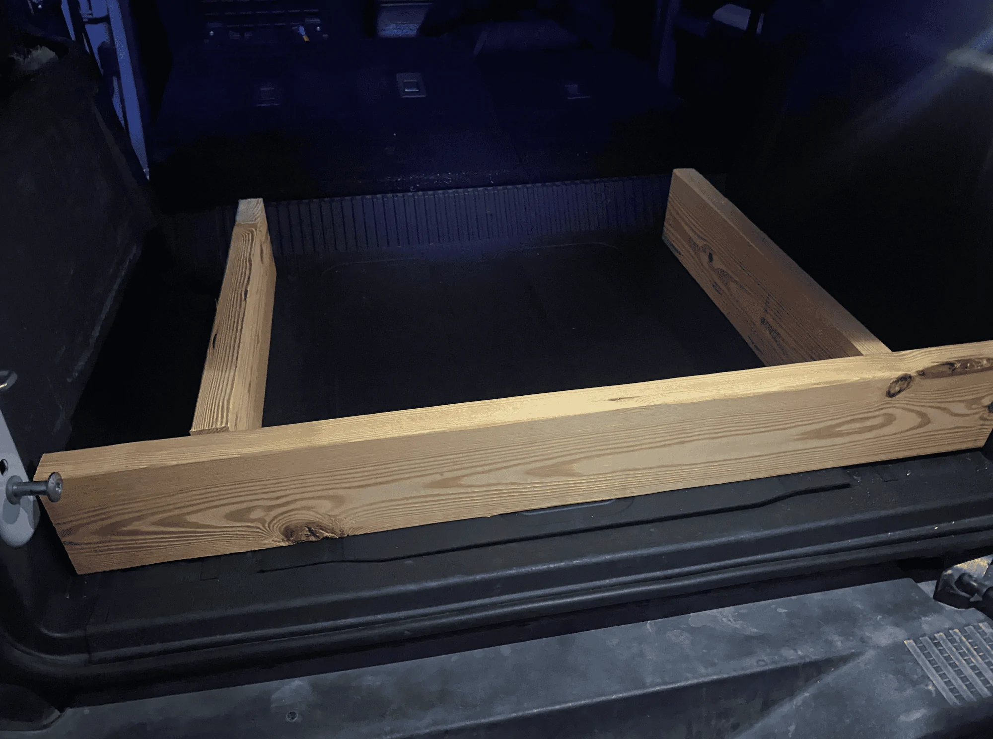 Ford Bronco Custom sleeping platform / storage area 2.0 Screenshot 2023-12-08 at 10.26.30 AM