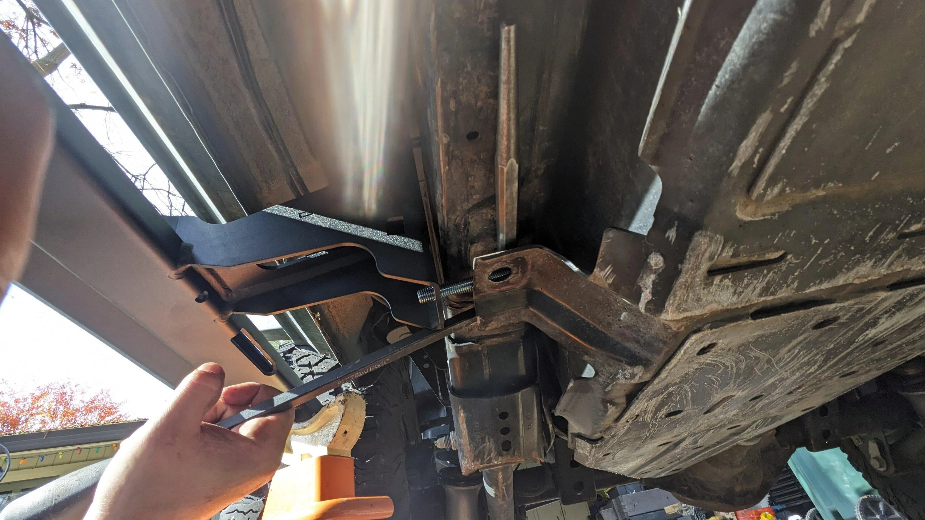 Ford Bronco ARB Slider install notes PXL_20231210_204420638