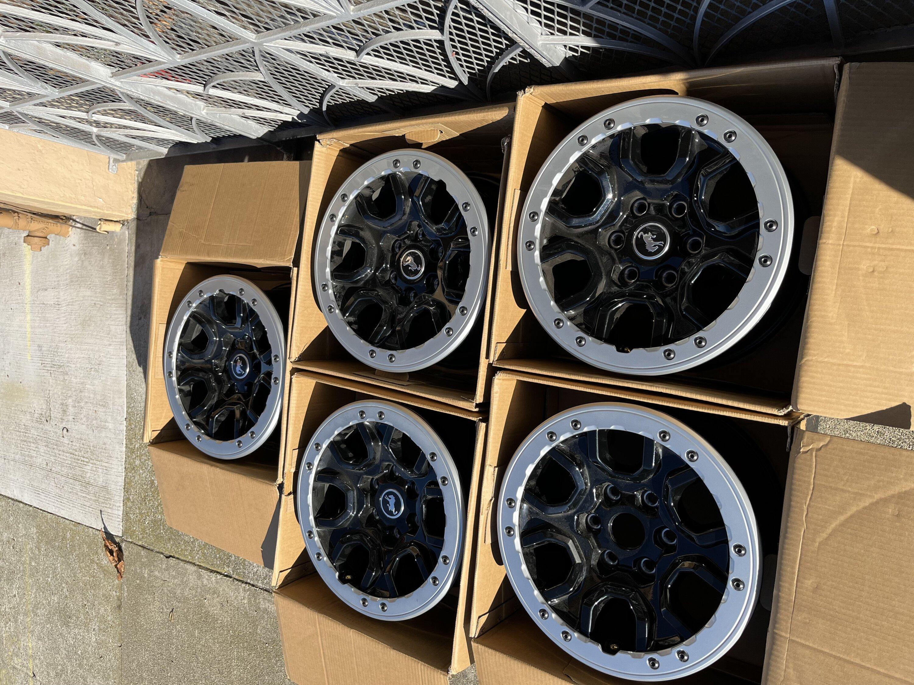 Ford Bronco OEM Badlands Sasquatch wheels $500 IMG_7404