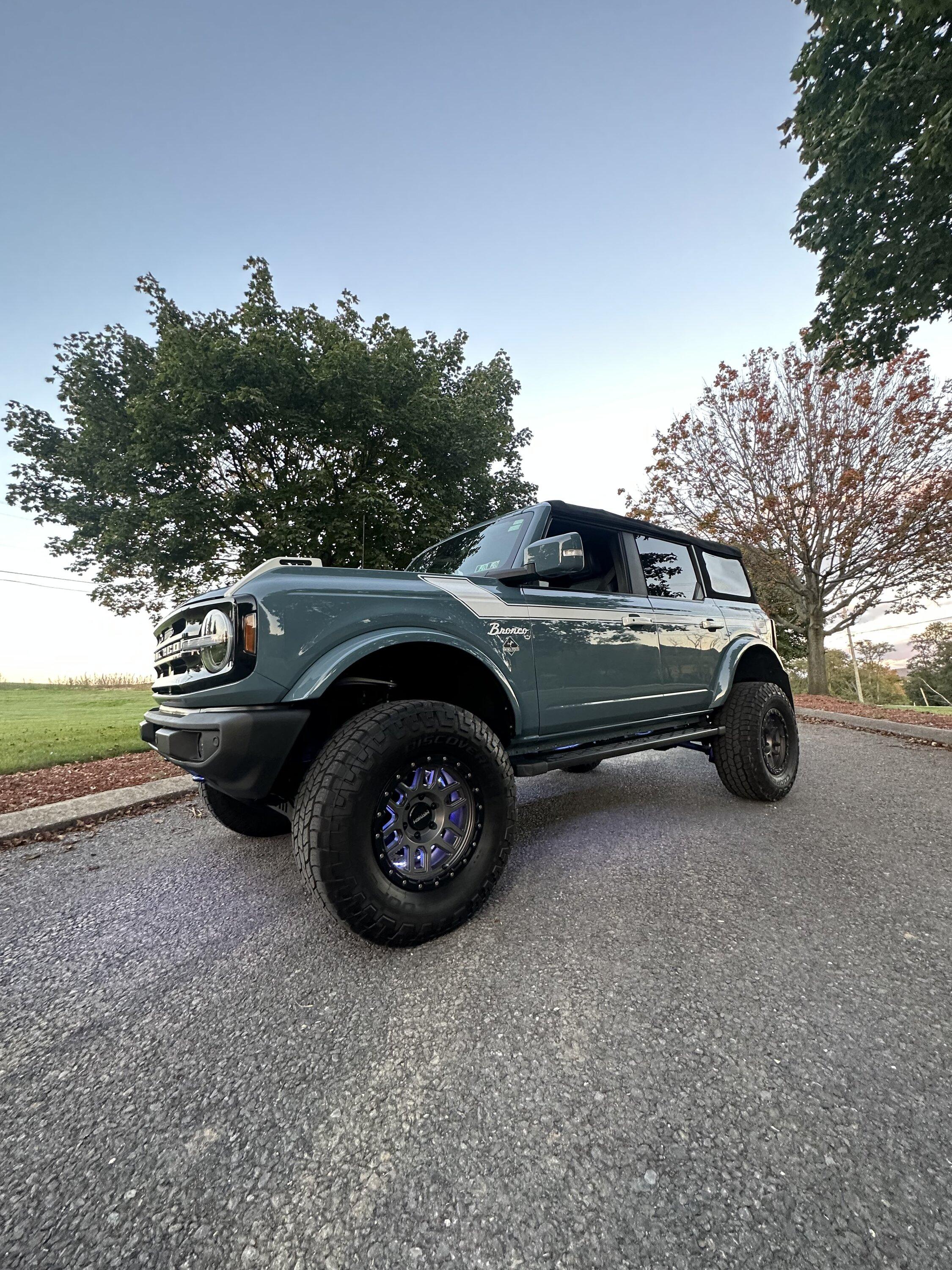 Ford Bronco More pics with the chrome horse and our bronco IMG_0551