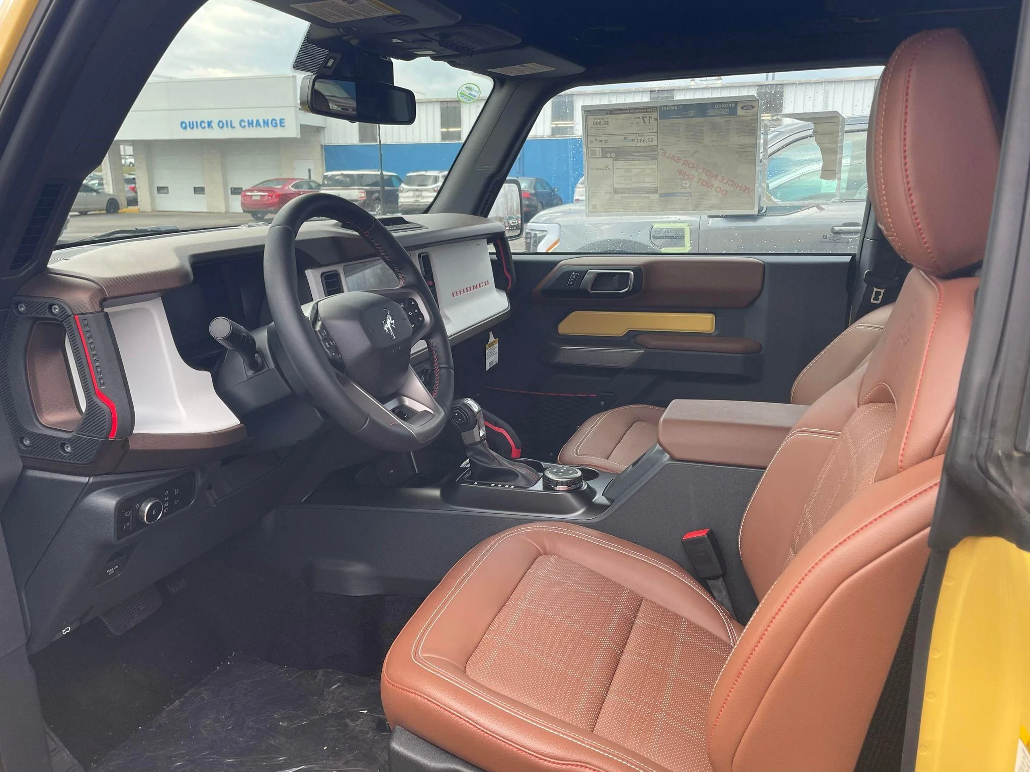 Ford Bronco Yellowstone Bronco Heritage Limited dealer pictures for those anxiously waiting 386856483_348149691146390_4736779755561869534_n