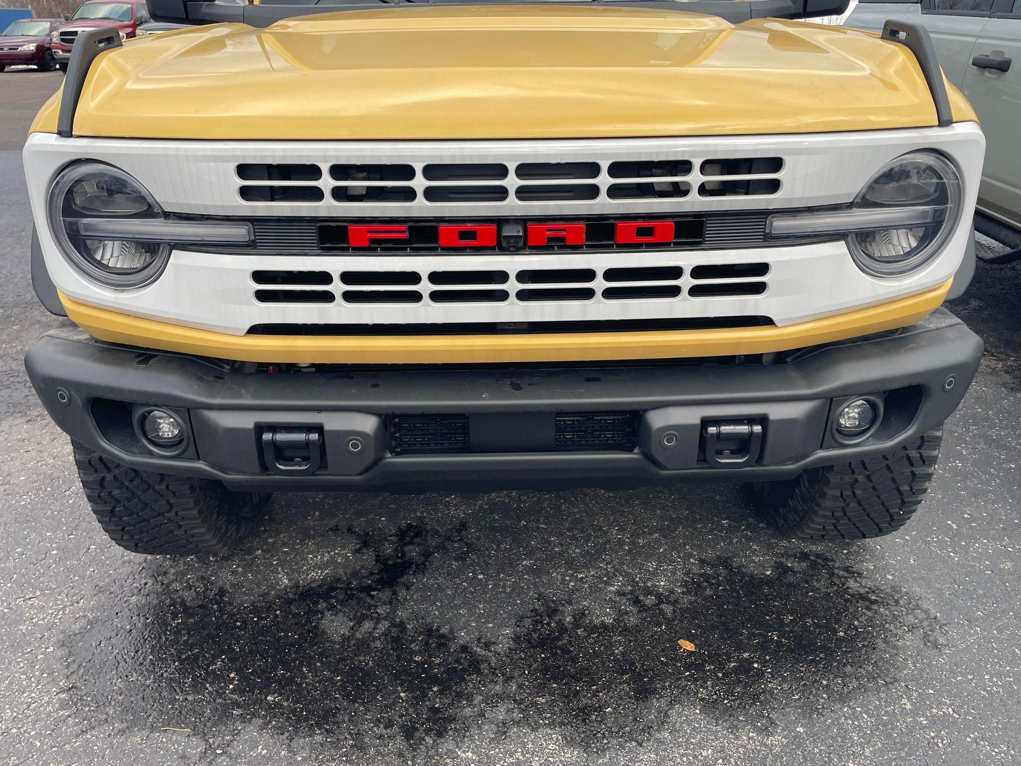 Ford Bronco Yellowstone Bronco Heritage Limited dealer pictures for those anxiously waiting 386883089_6860996670662492_8923624998407503227_n