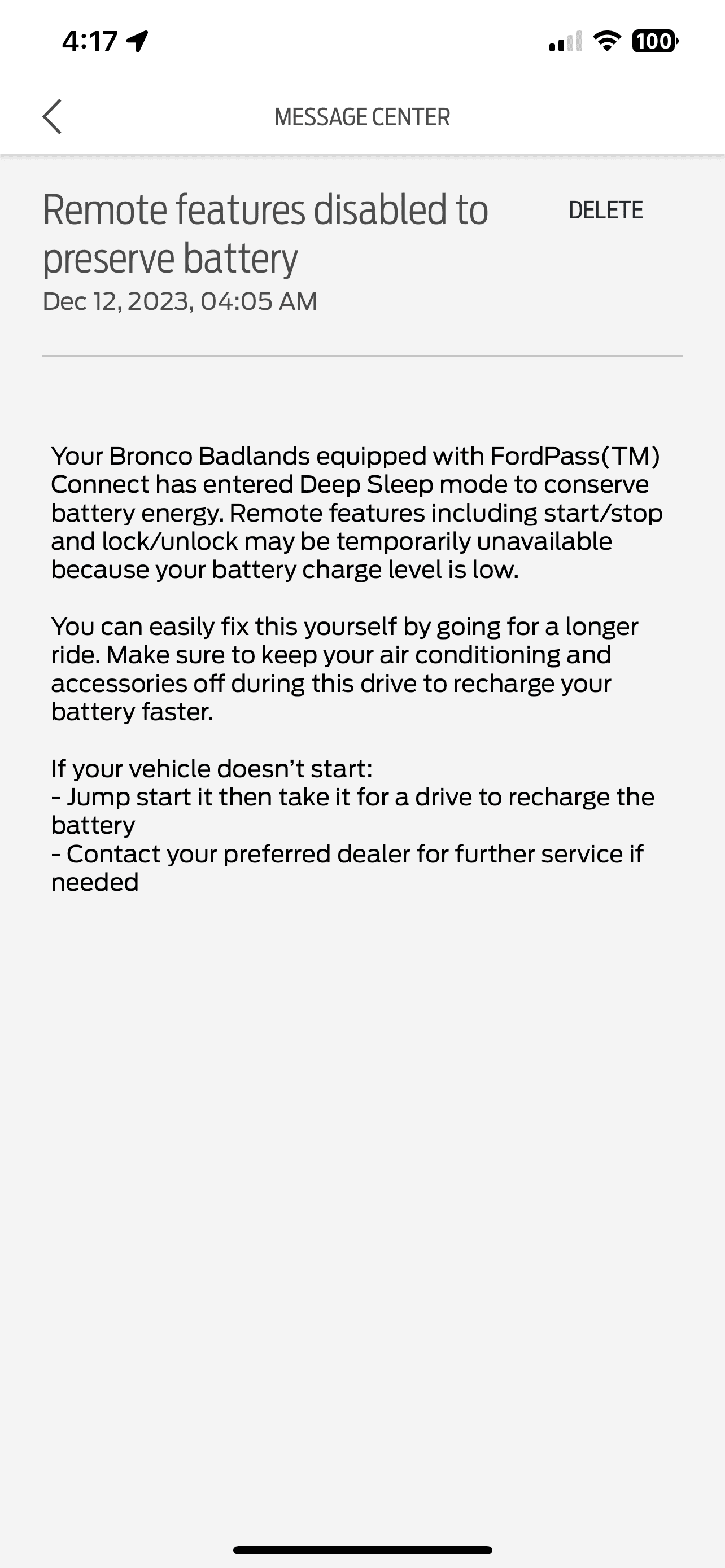 Ford Bronco Battery Drain issues IMG_1543