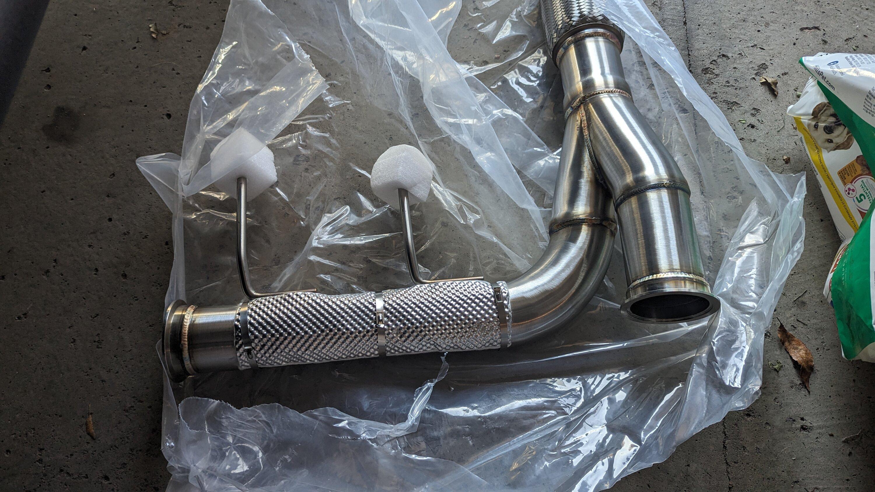Ford Bronco CV Fabrication 2.7 turbo-back exhaust review w/ video sound clips PXL_20231023_200904240