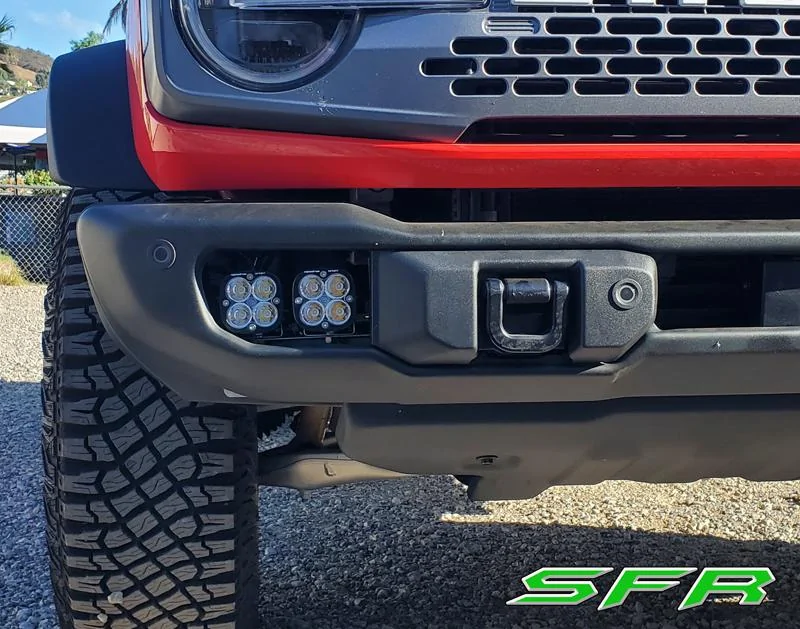 Ford Bronco Light Mounts for Capable and Plastic bumpers from SFR Lights2