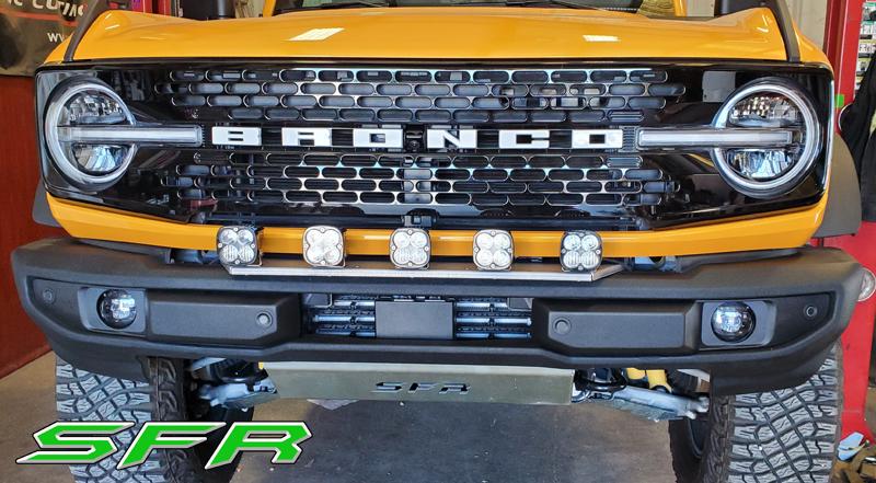 Ford Bronco Light Mounts for Capable and Plastic bumpers from SFR Lights3