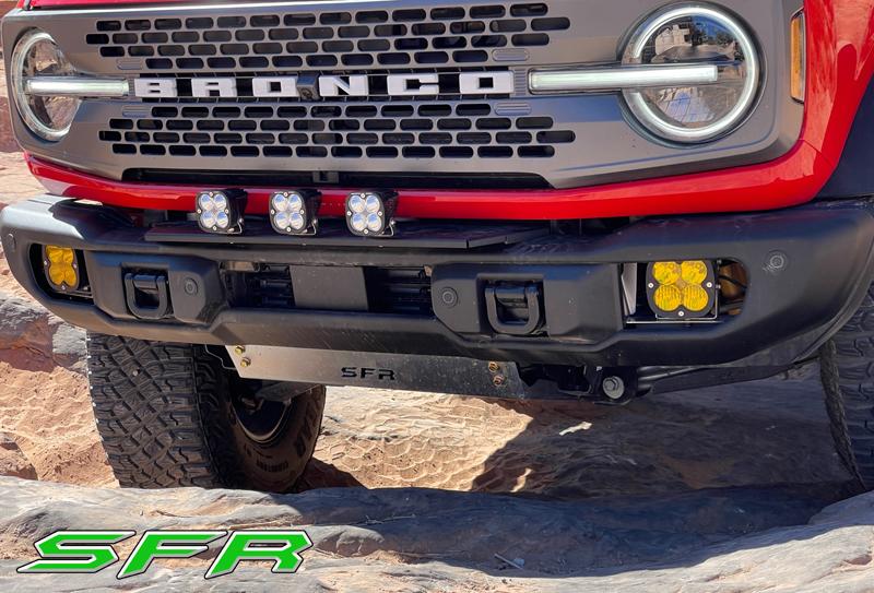 Ford Bronco Light Mounts for Capable and Plastic bumpers from SFR Lights4