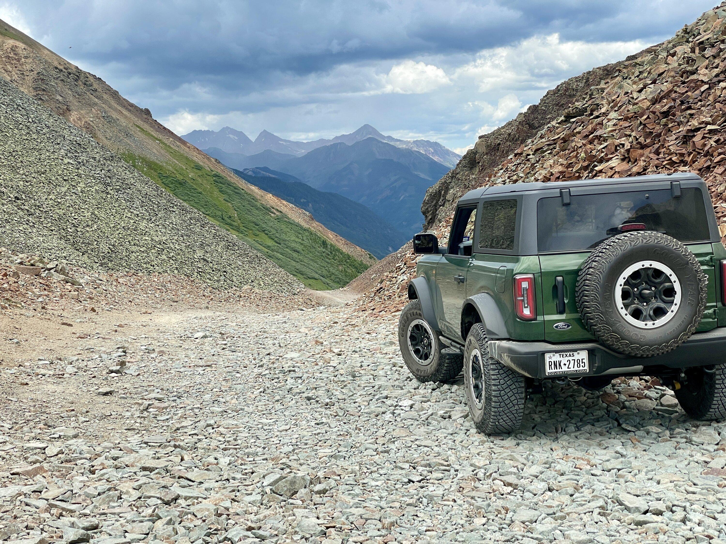 Ford Bronco Ophir Pass, CO - Badge of Honor (Oct 2023) with Bronco Black Diamond IMG_5644
