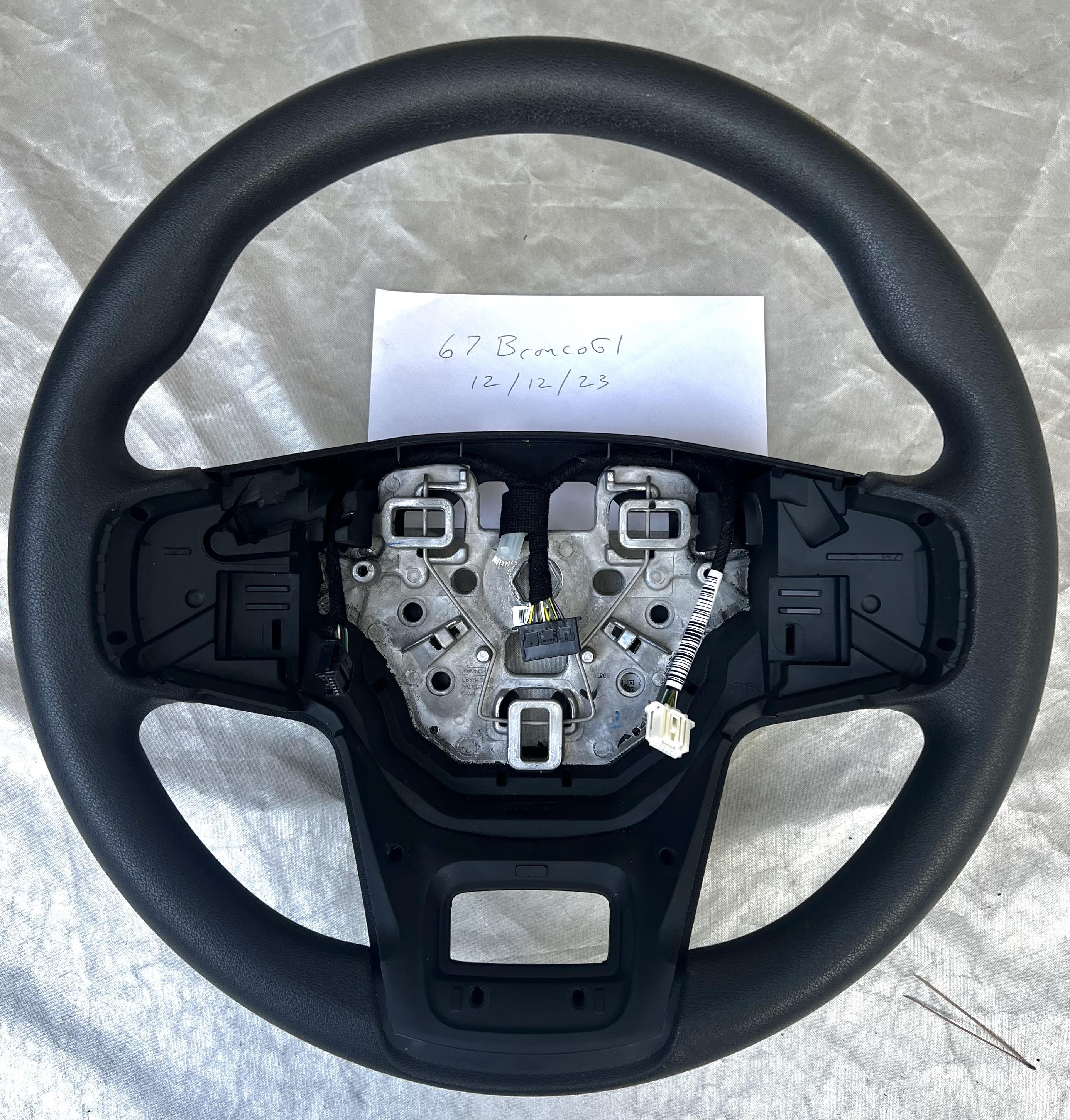 Ford Bronco Base Steering Wheel IMG_9757