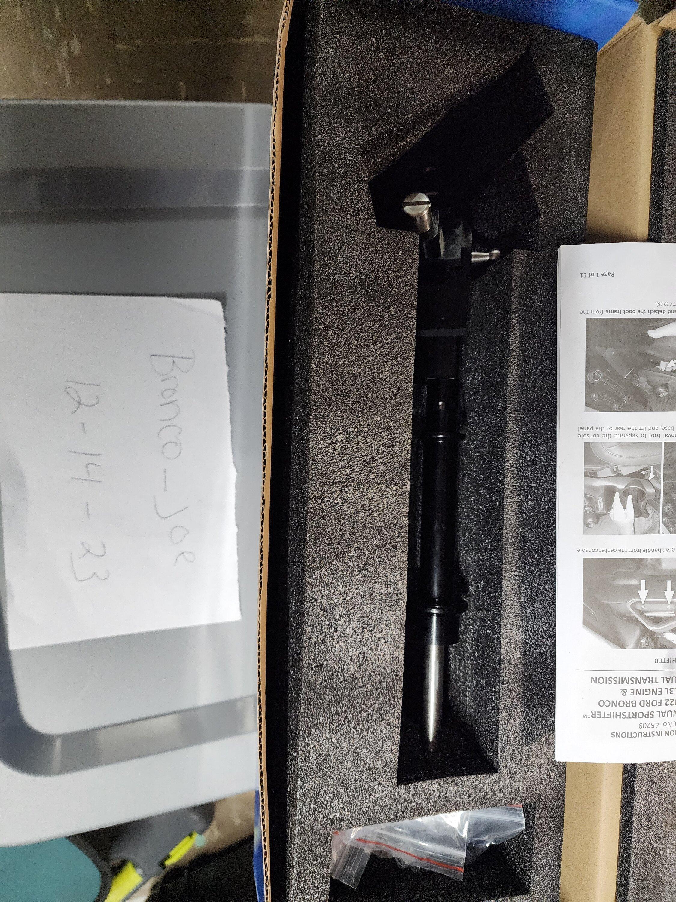 Ford Bronco B&M shifter 2.3 man 20231214_172518