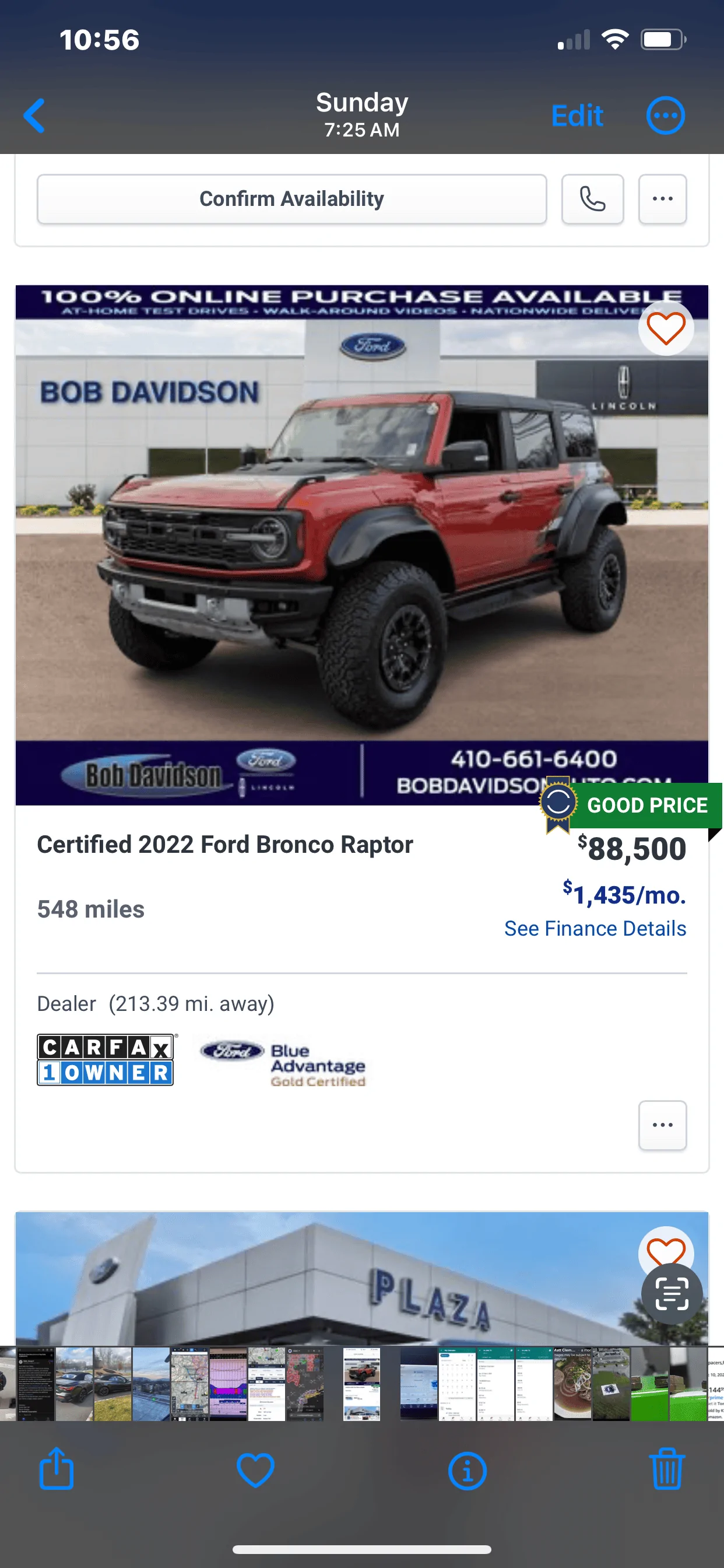 Ford Bronco Find me 23' Bronco Raptor IMG_9277