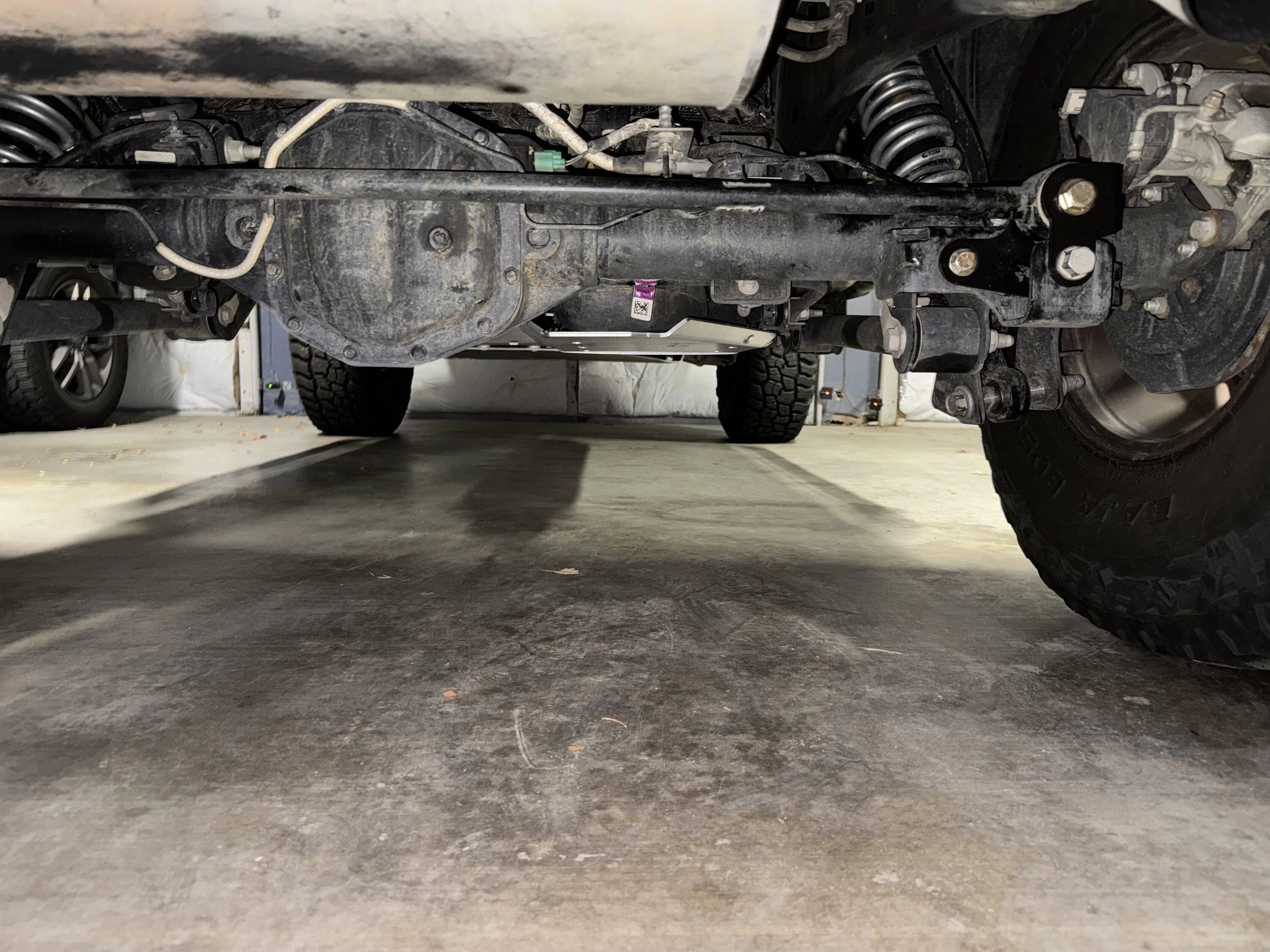 Ford Bronco RockJock track rod bracket full suspension compression requirement IMG_7773