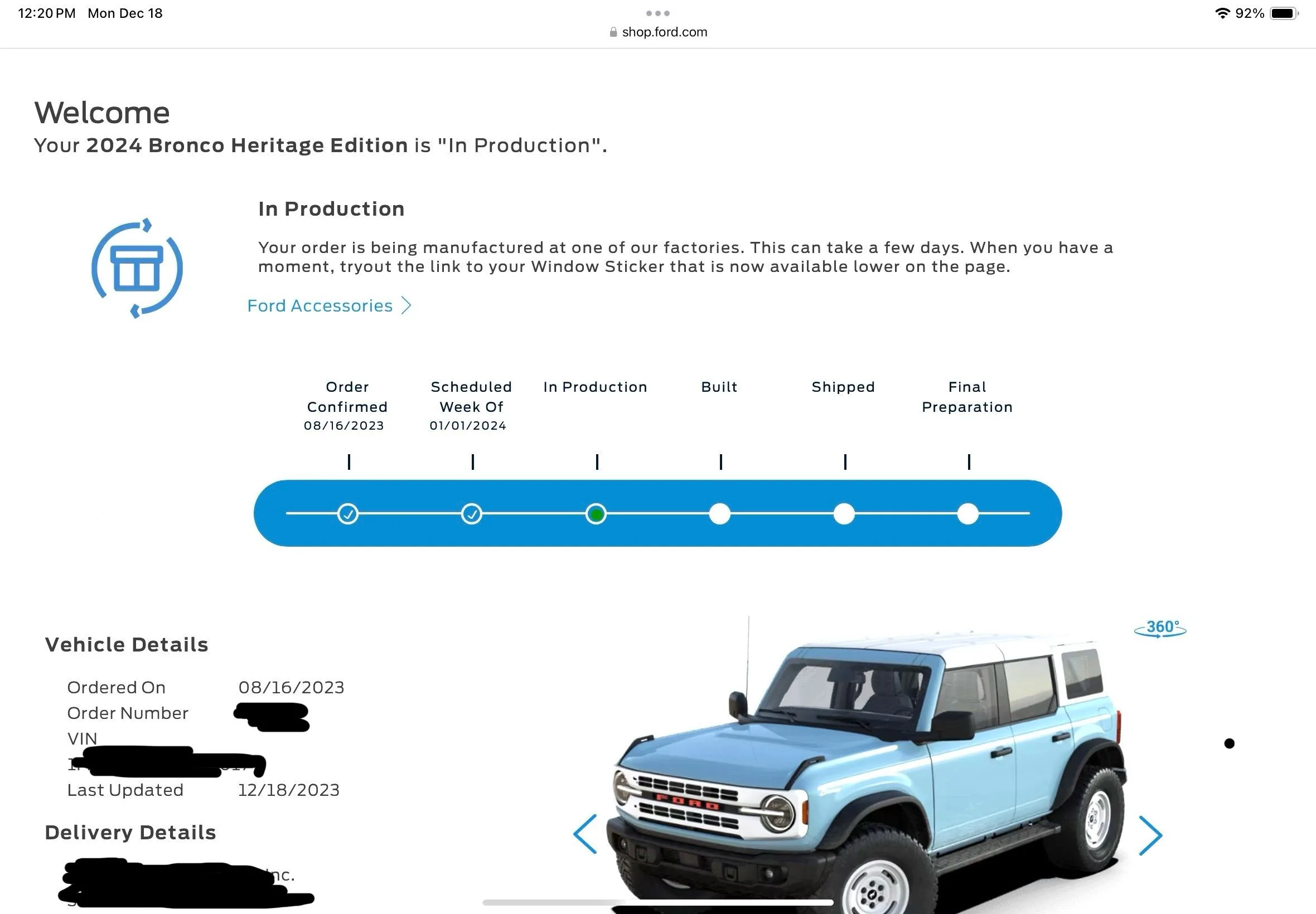Ford Bronco 2024 Bronco Orders IMG_0028