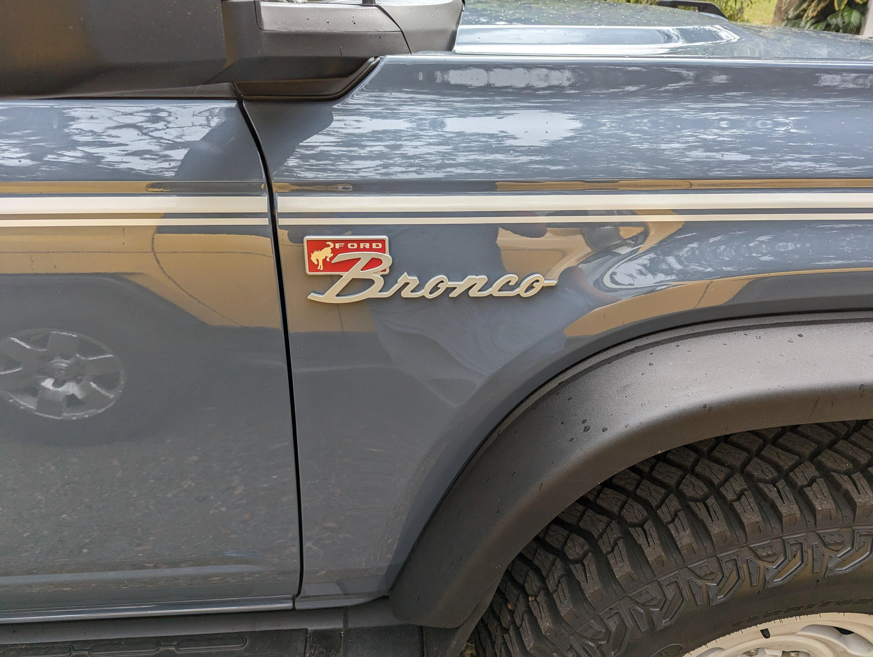 Ford Bronco Best location for Bronco script? PXL_20231020_173456973