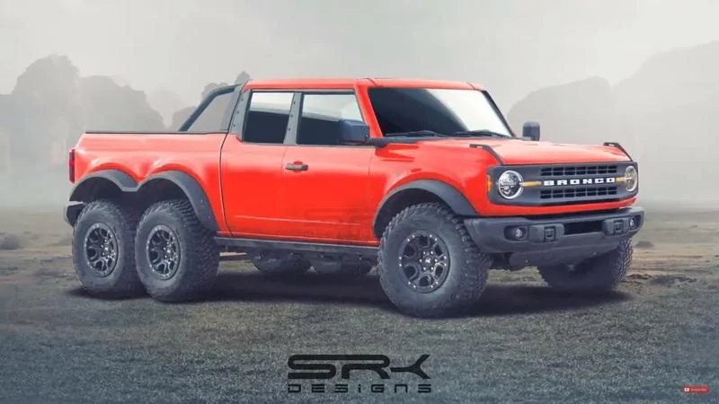 Ford Bronco Bronco pickup? Gladiator shows what will happen... this-ford-bronco-6x6-1_800x0