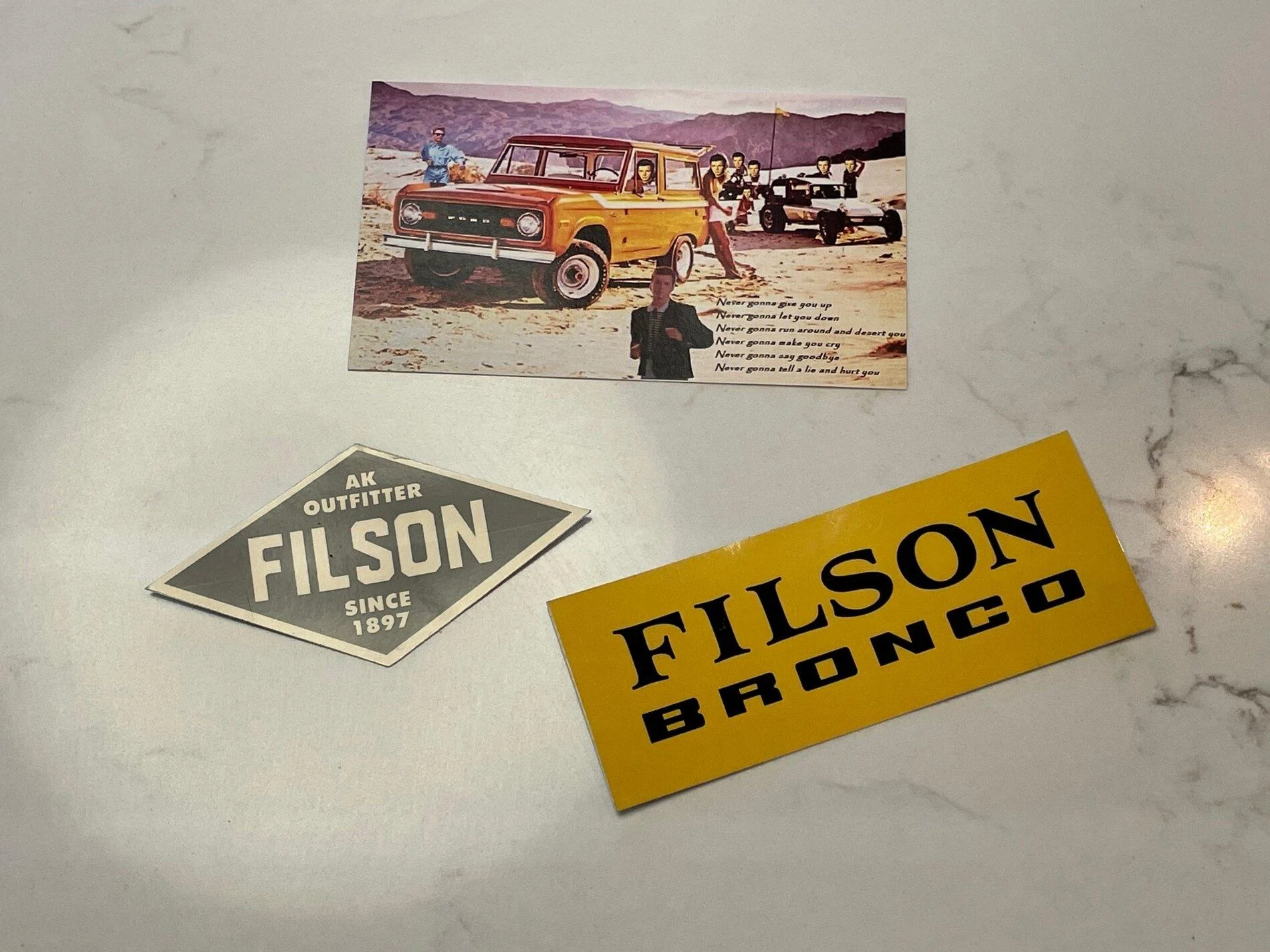 Filson Sticker This ain't pineapple pizza, but it is stickers! | Page 8 | Bronco6G ...