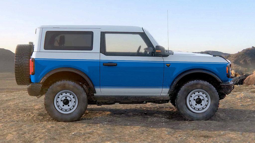 Ford Bronco Filson got me thinking about a partial wrap whiteblu2