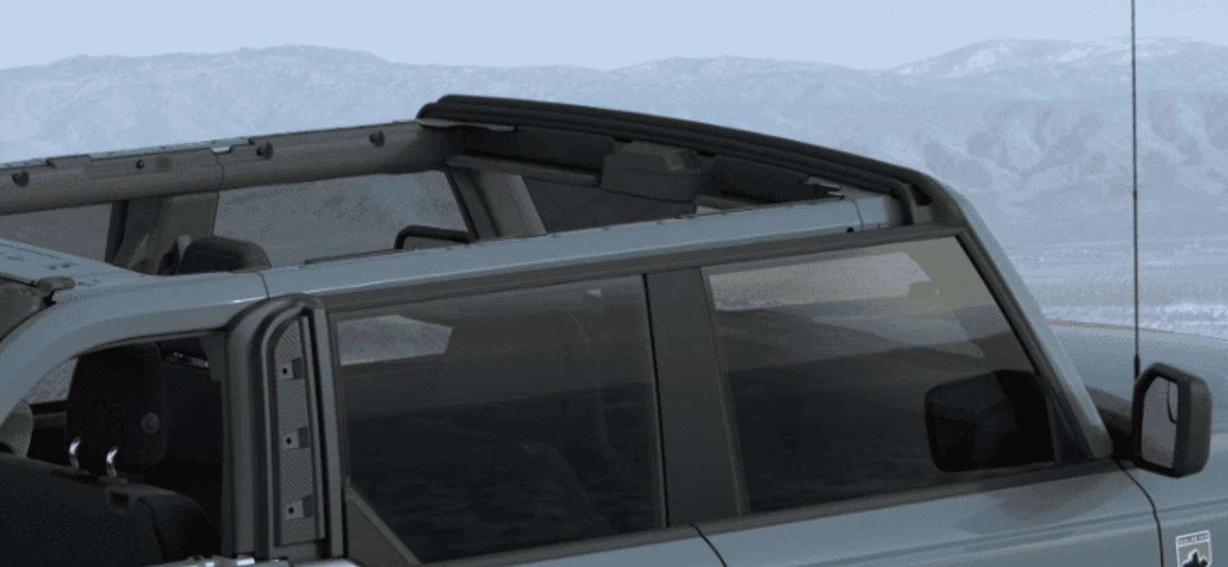 Ford Bronco Frames on frameless windows with soft top? A17F72C2-7E1B-462C-8B85-D53A84ABA776