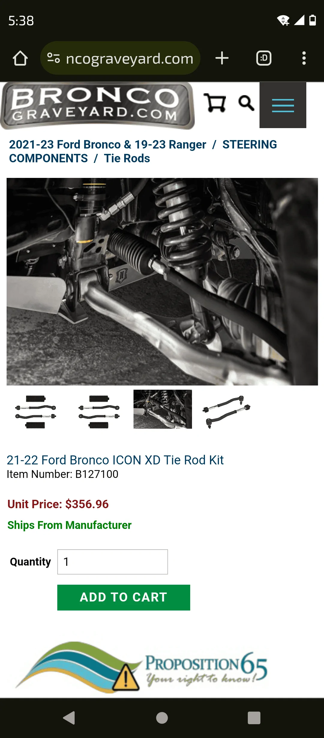 Ford Bronco Frozen steering rack (with aftermarket parts) Screenshot_20231221-053850