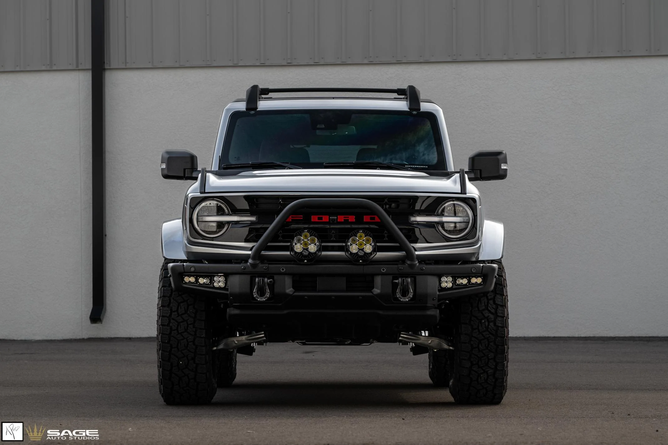 Ford Bronco 2023 2-Door Iconic Silver Badlands Build - SOLD Sage - Iconic Silver 1