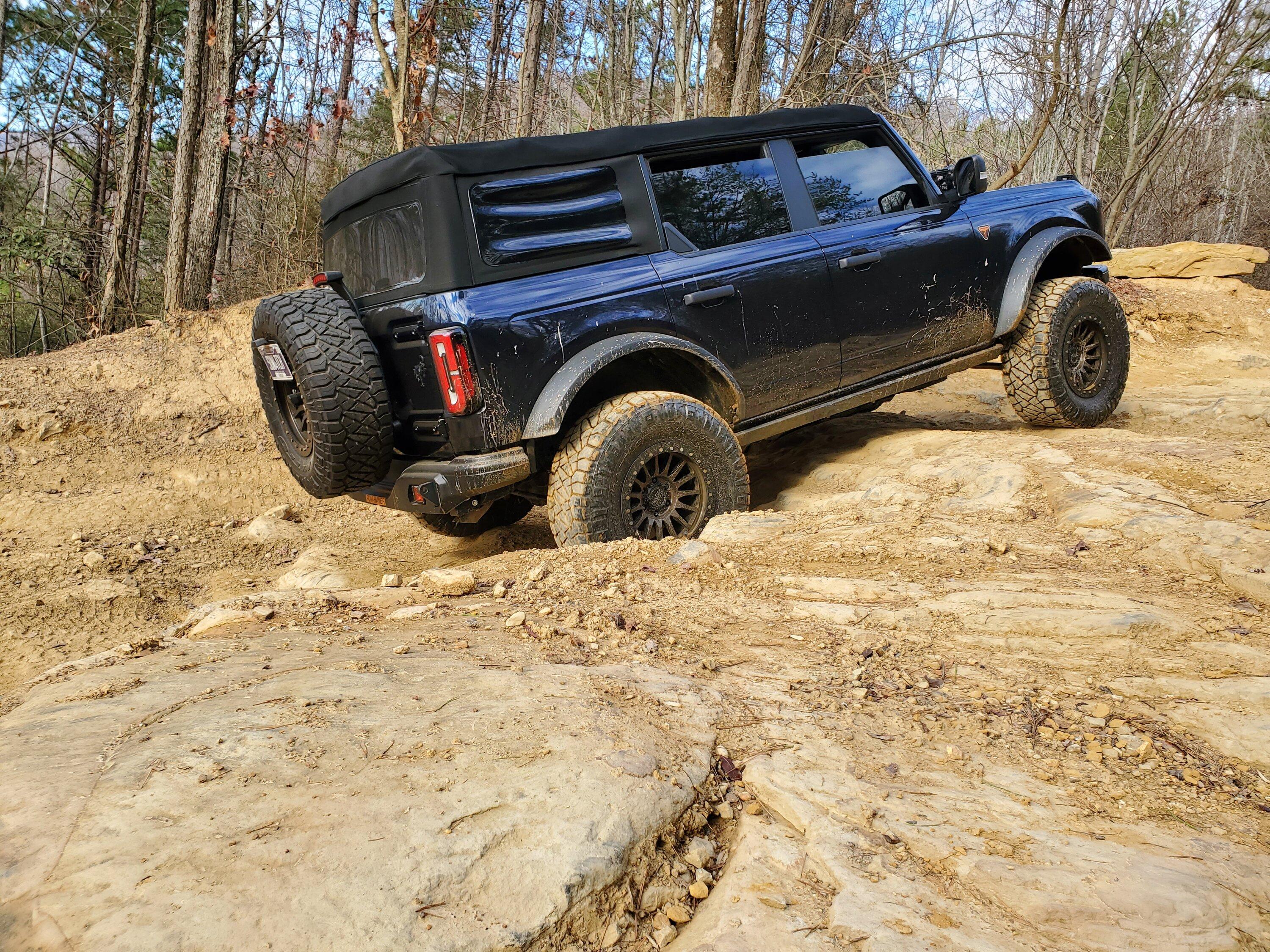 Ford Bronco Yule tide run at Windrock Park TN img_1165
