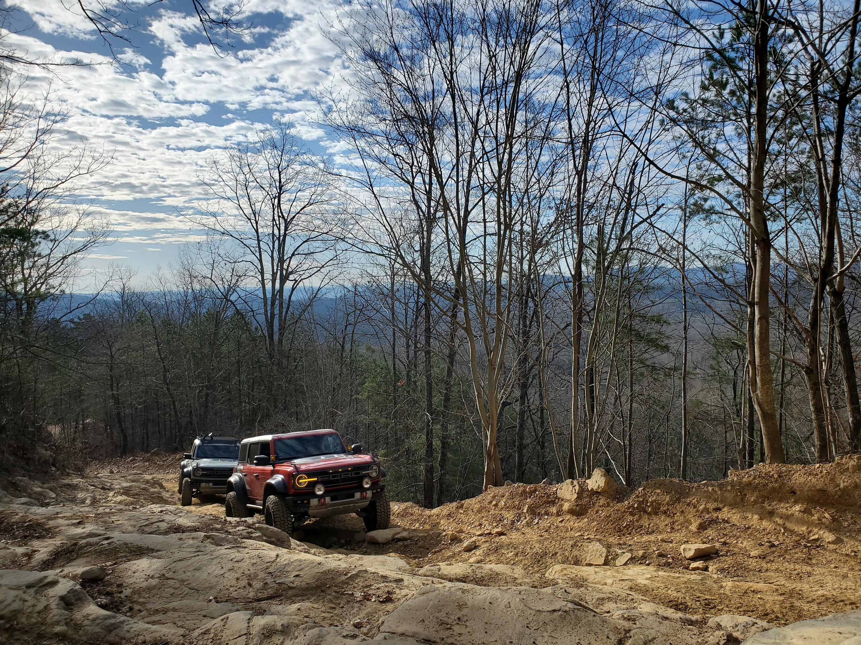 Ford Bronco Yule tide run at Windrock Park TN img_1165a