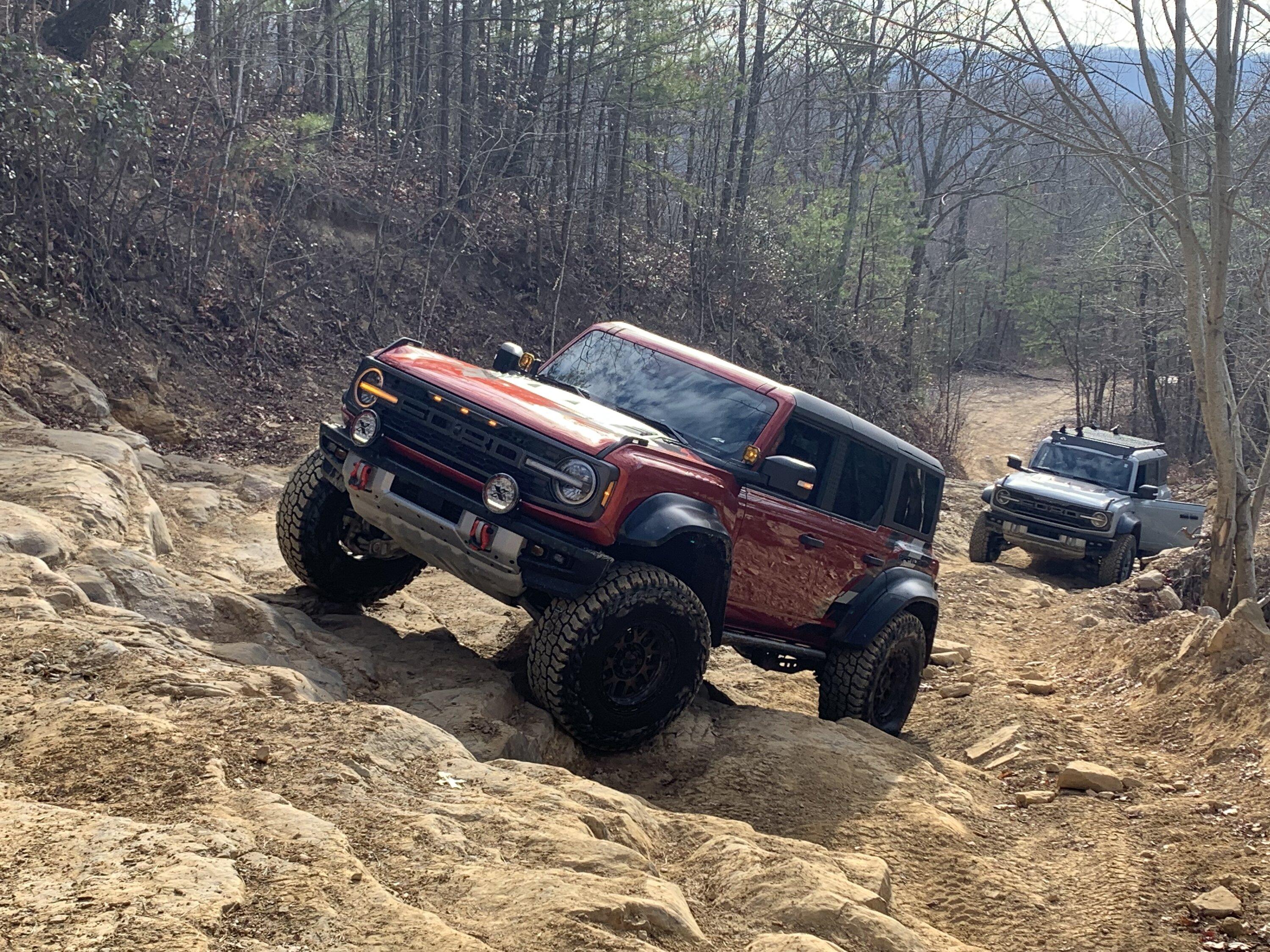 Ford Bronco Yule tide run at Windrock Park TN IMG_1166