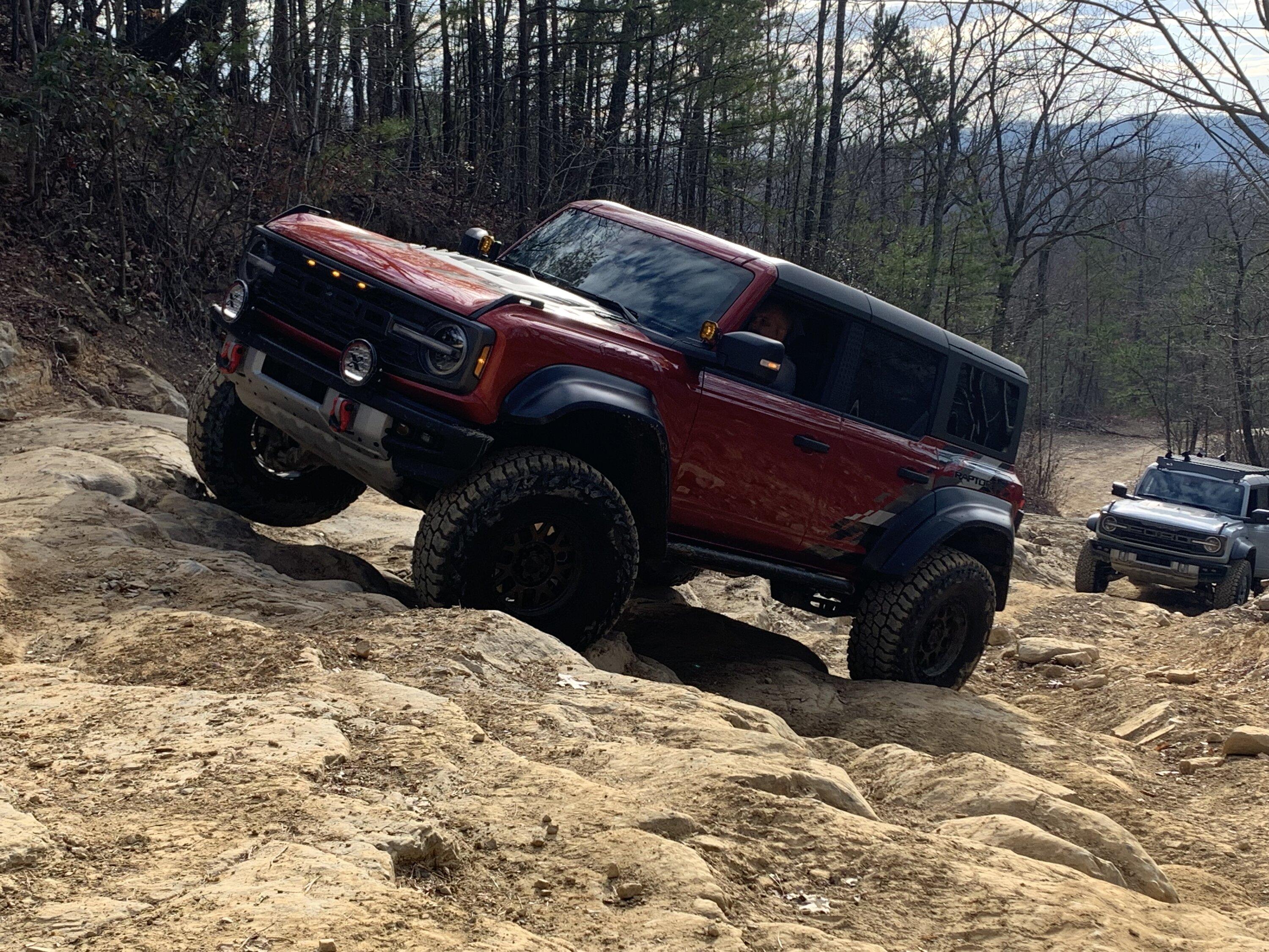 Ford Bronco Yule tide run at Windrock Park TN IMG_1167