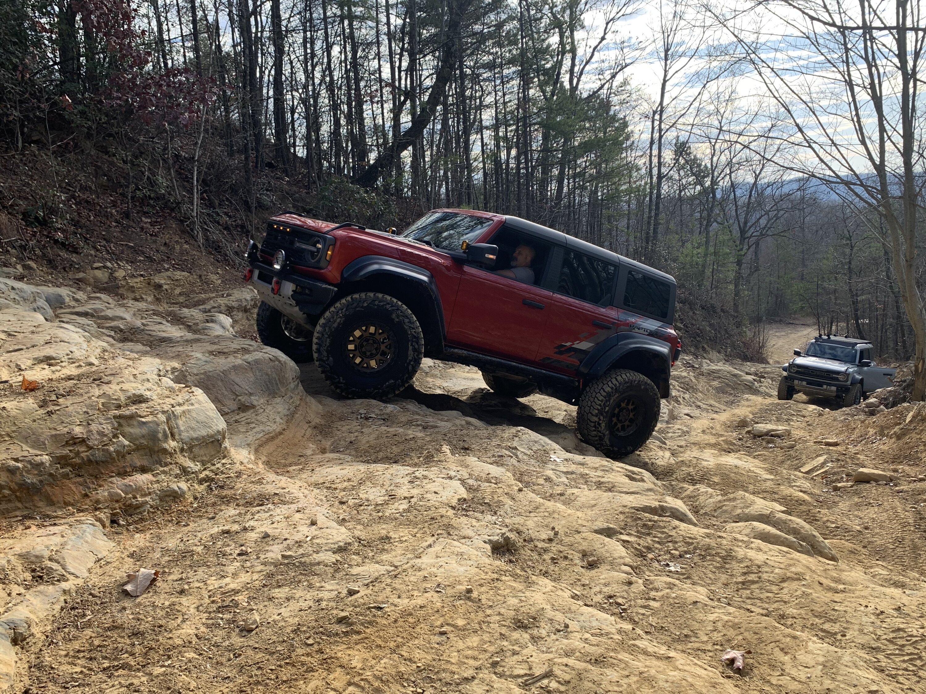 Ford Bronco Yule tide run at Windrock Park TN IMG_1168