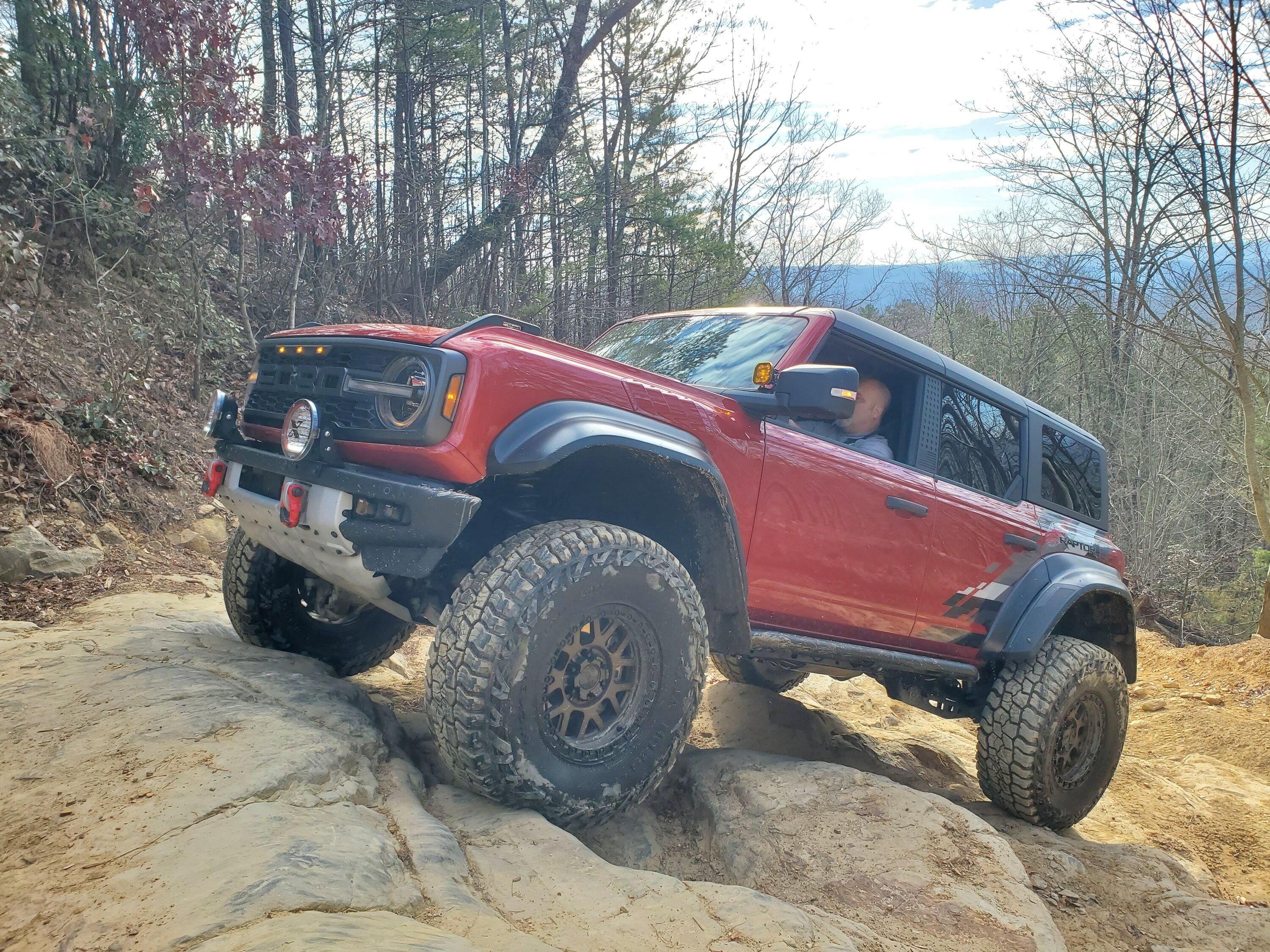 Ford Bronco Yule tide run at Windrock Park TN img_1169a