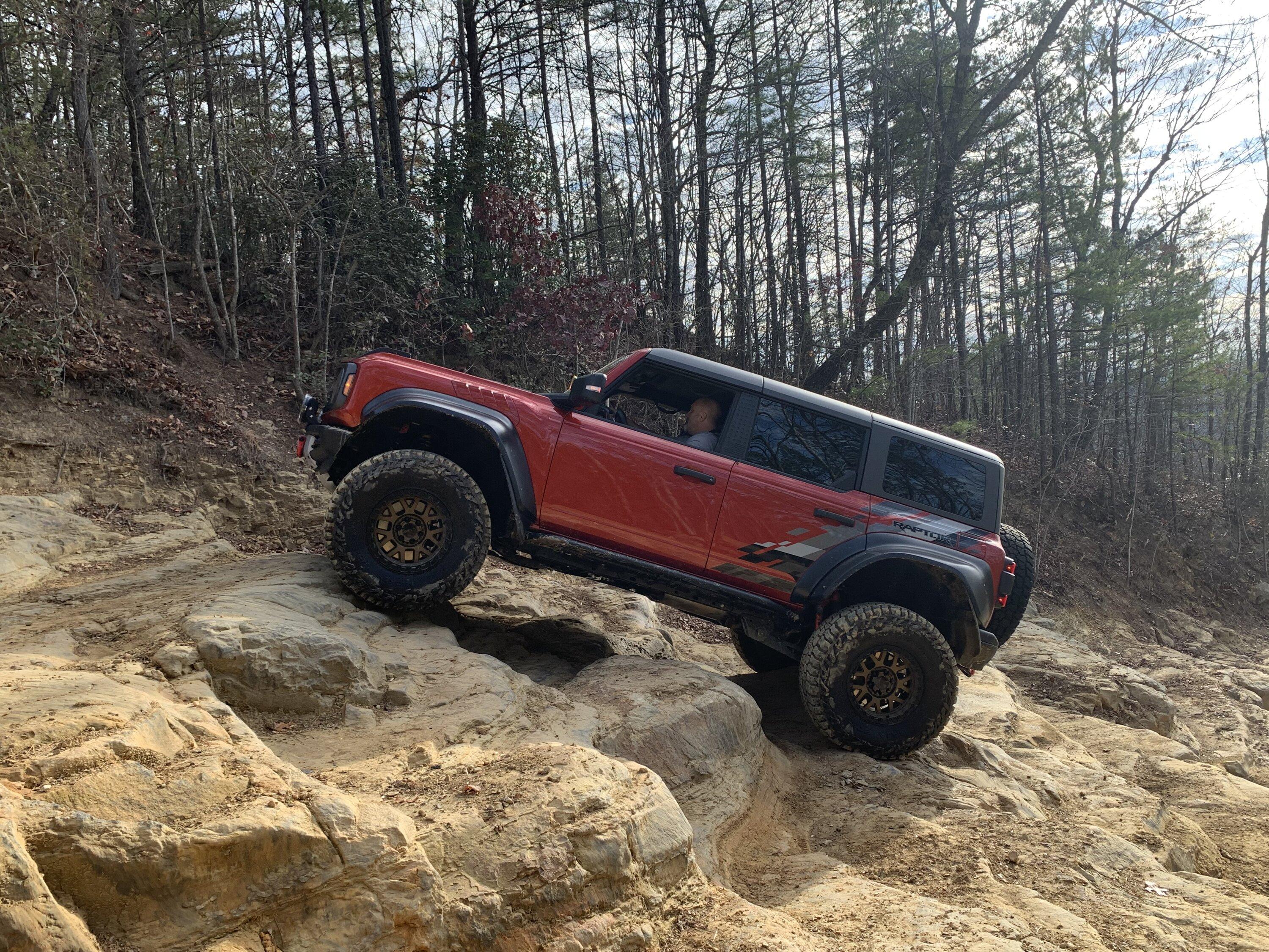 Ford Bronco Yule tide run at Windrock Park TN IMG_1170