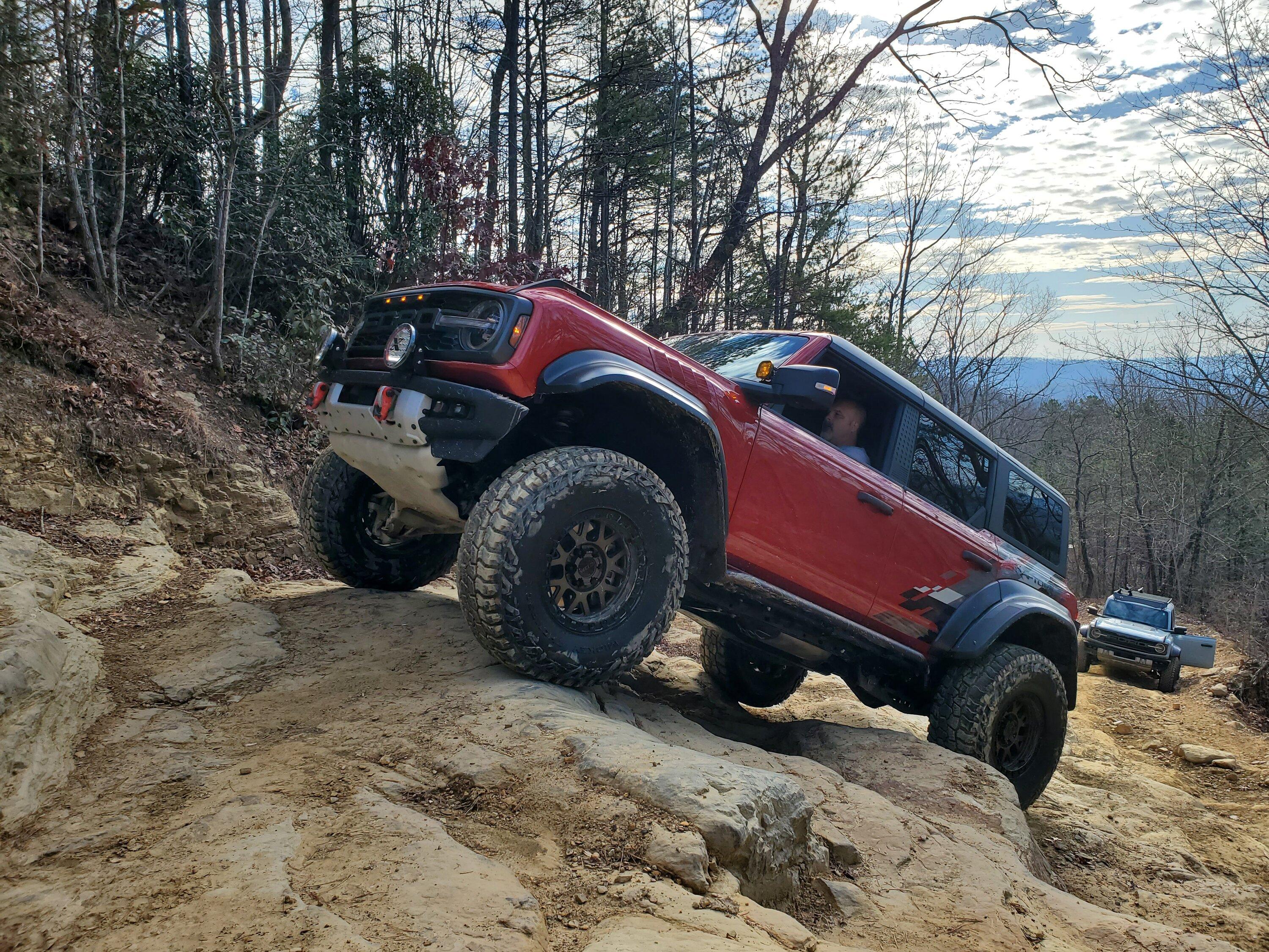 Ford Bronco Yule tide run at Windrock Park TN img_1170a