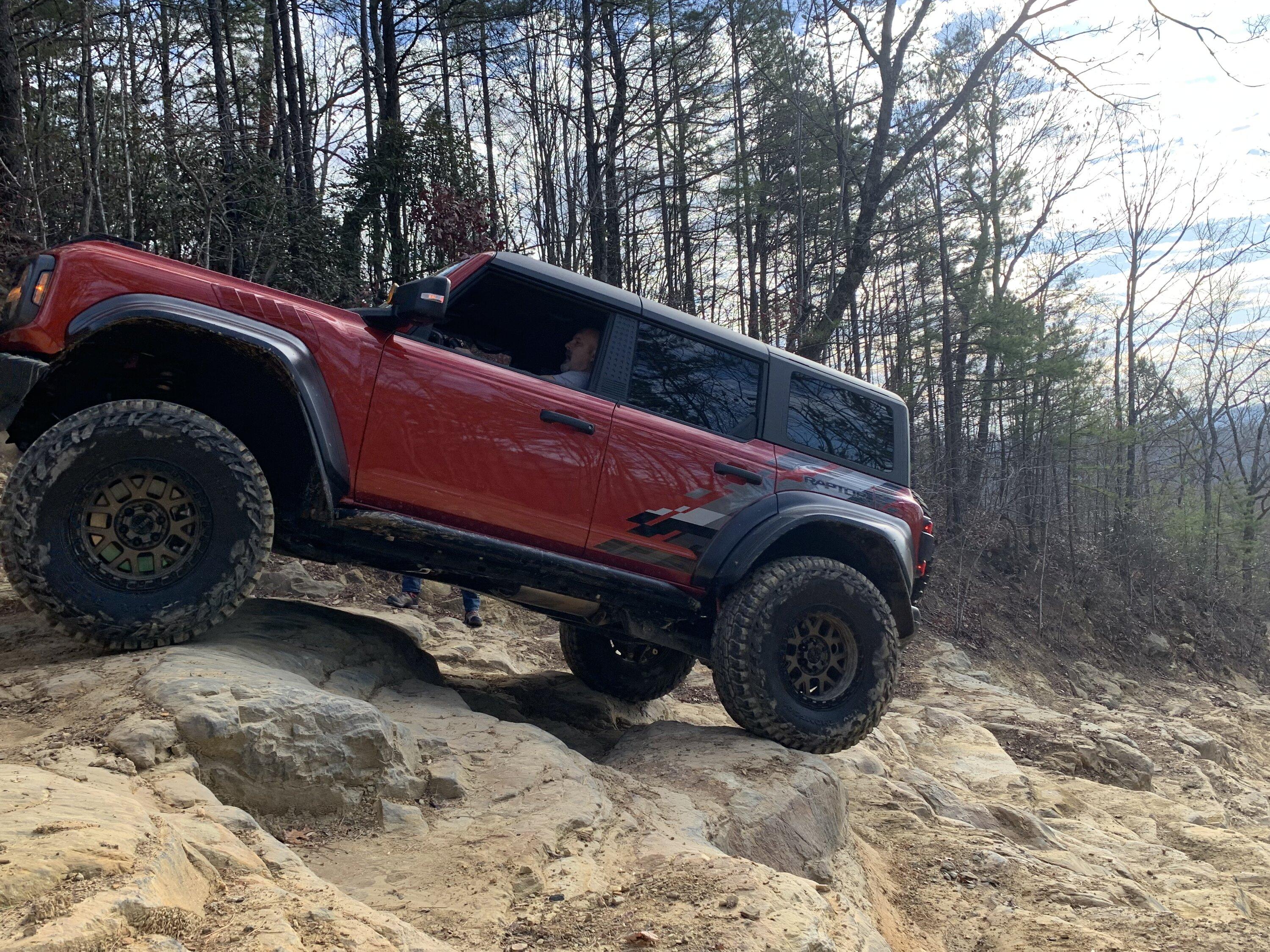 Ford Bronco Yule tide run at Windrock Park TN IMG_1171