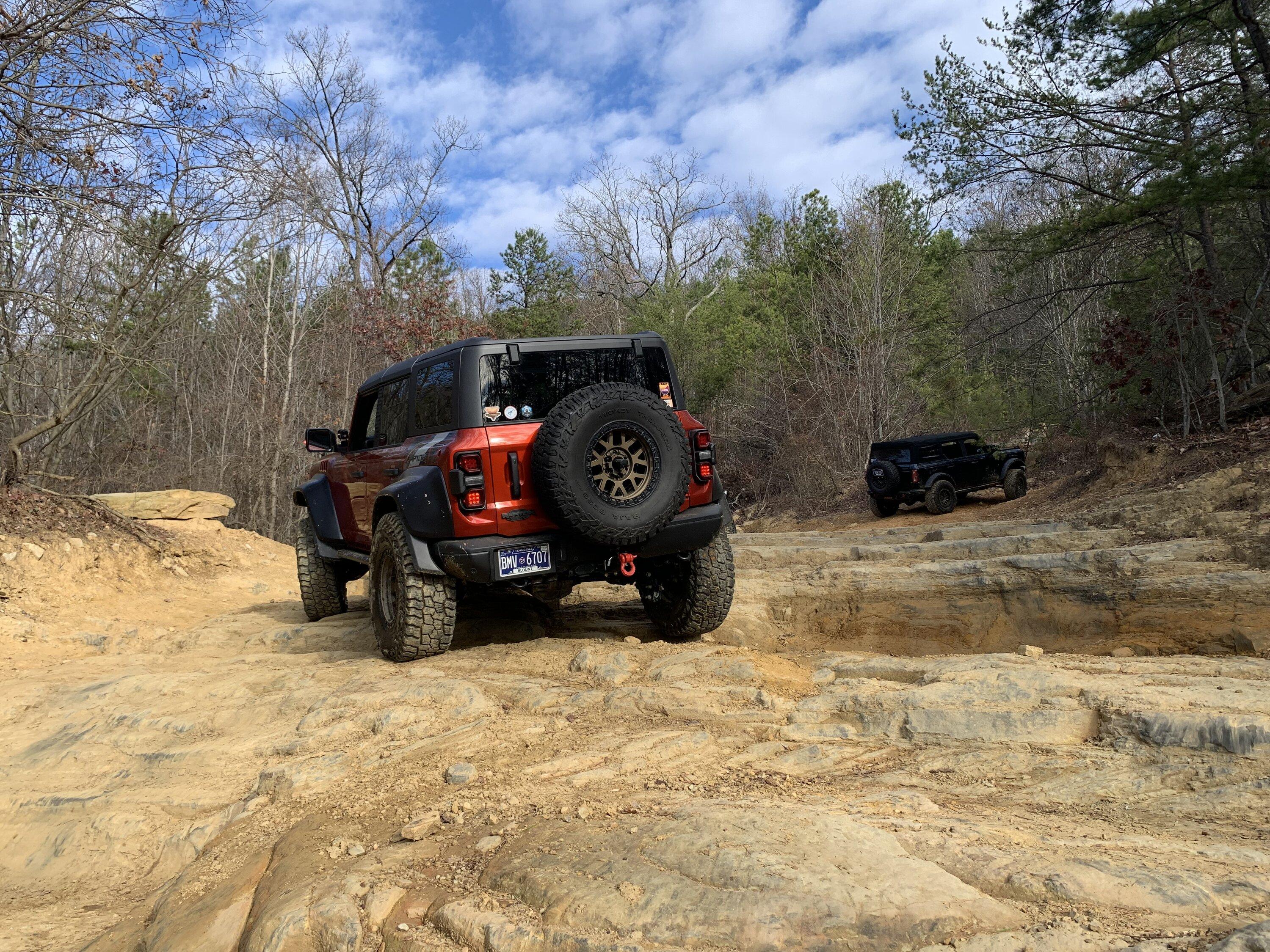 Ford Bronco Yule tide run at Windrock Park TN IMG_1173