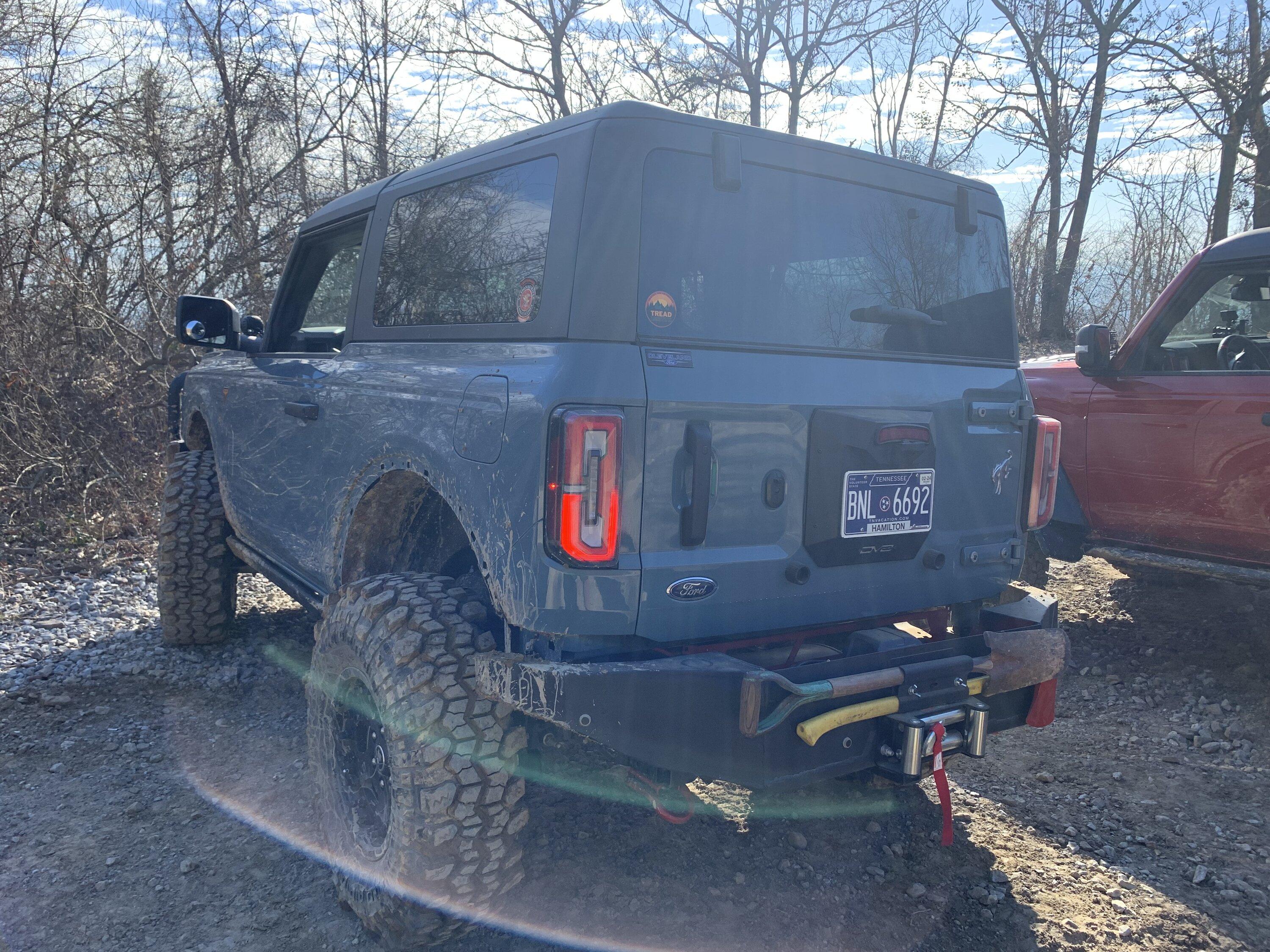 Ford Bronco Yule tide run at Windrock Park TN IMG_1177