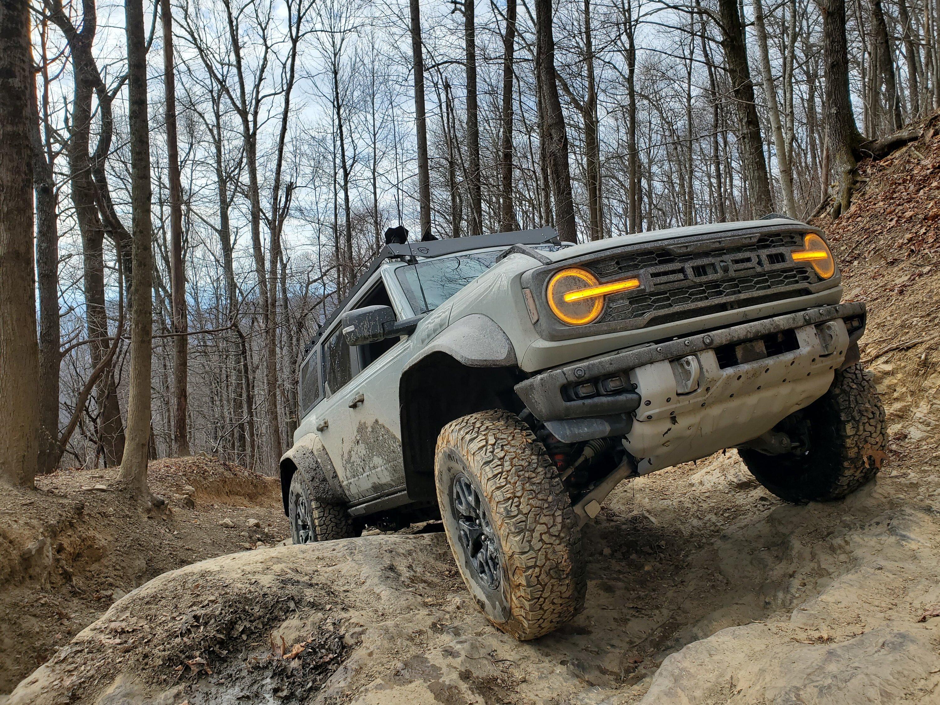 Ford Bronco Yule tide run at Windrock Park TN img_1180