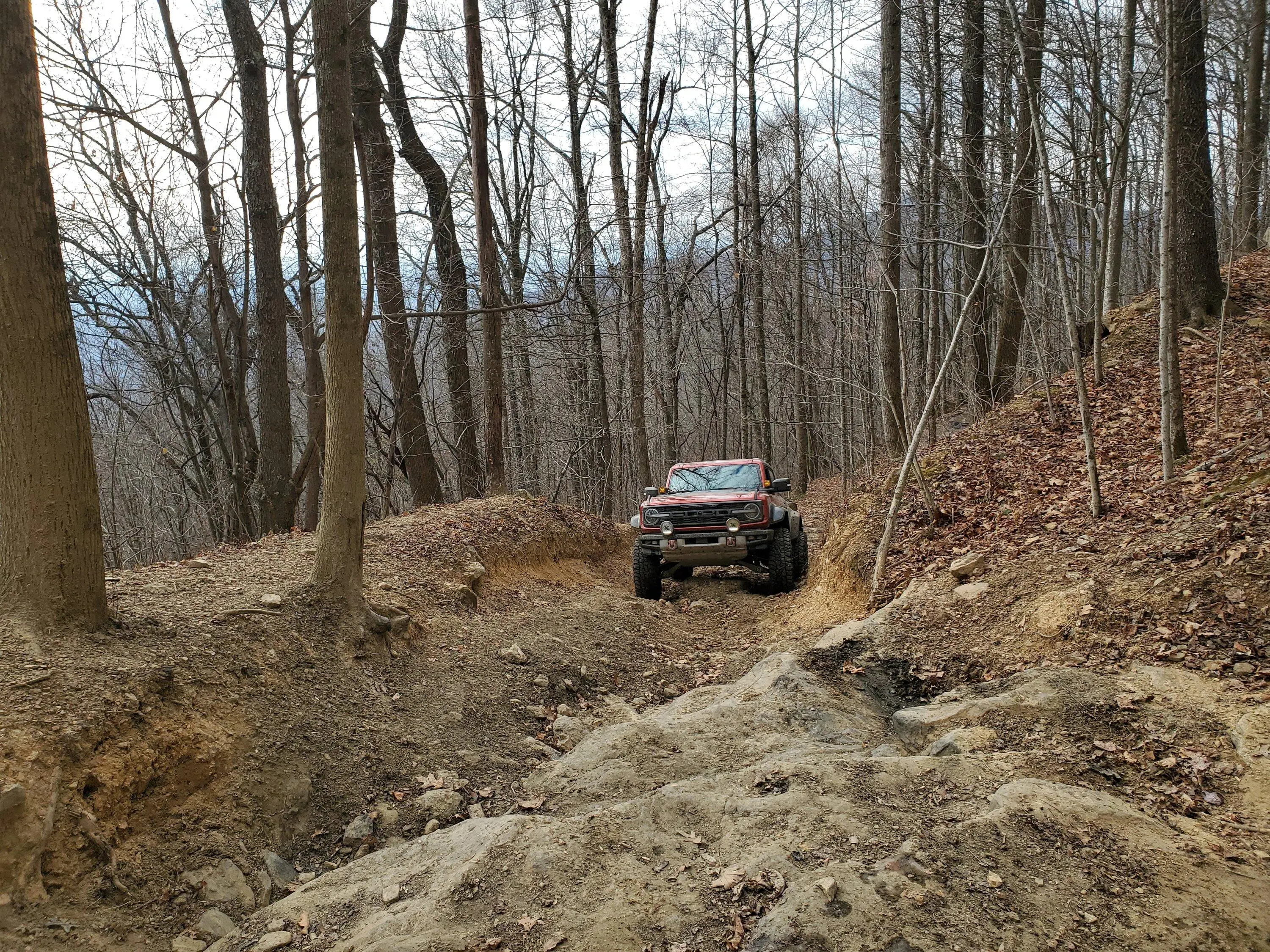 Ford Bronco Yule tide run at Windrock Park TN img_1181