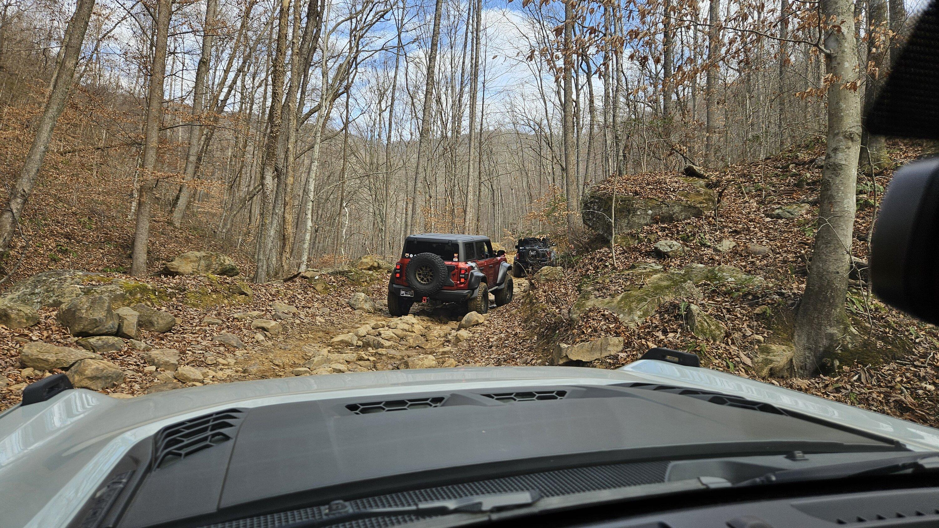 Ford Bronco Yule tide run at Windrock Park TN a1