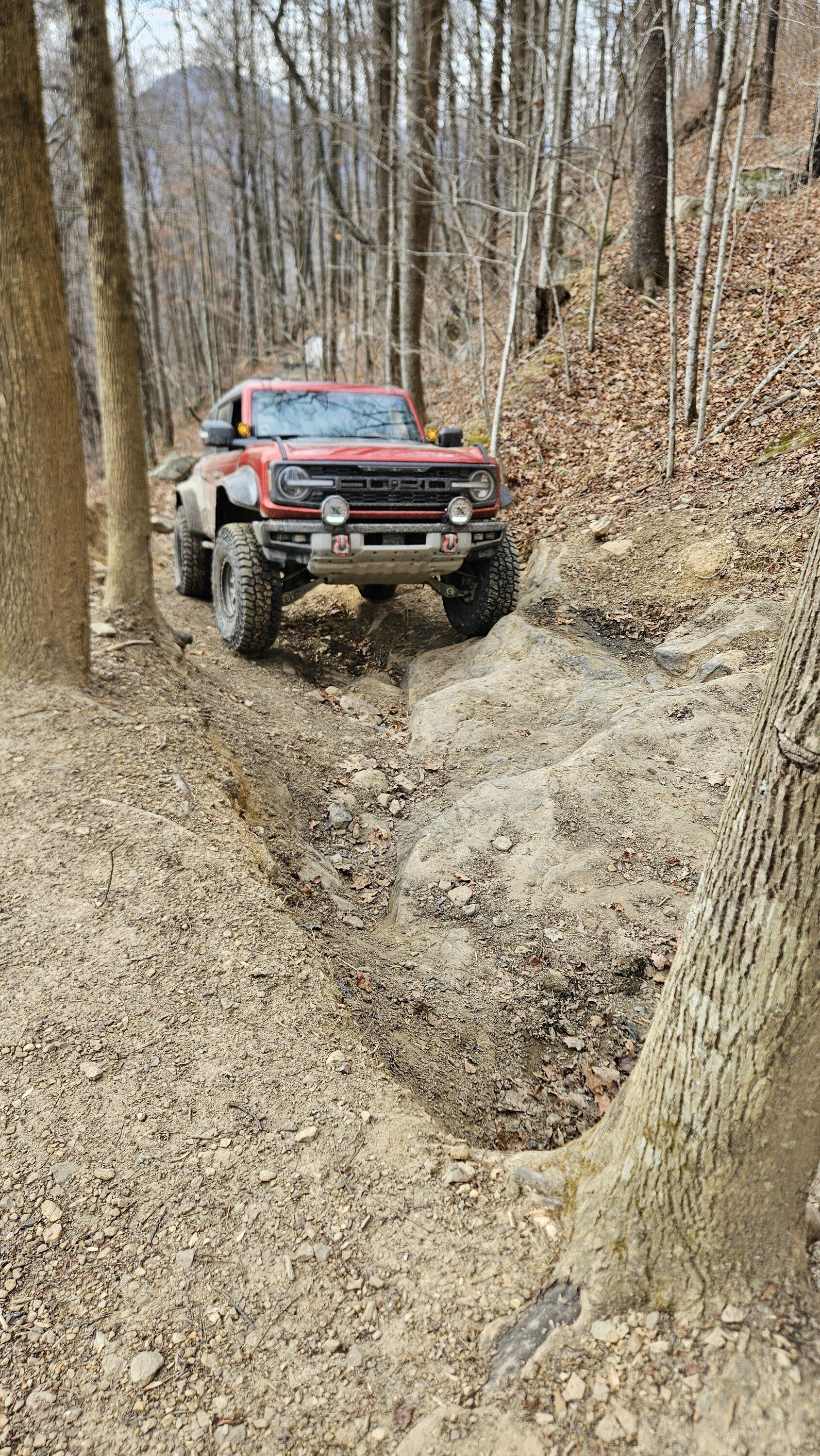 Ford Bronco Yule tide run at Windrock Park TN a2