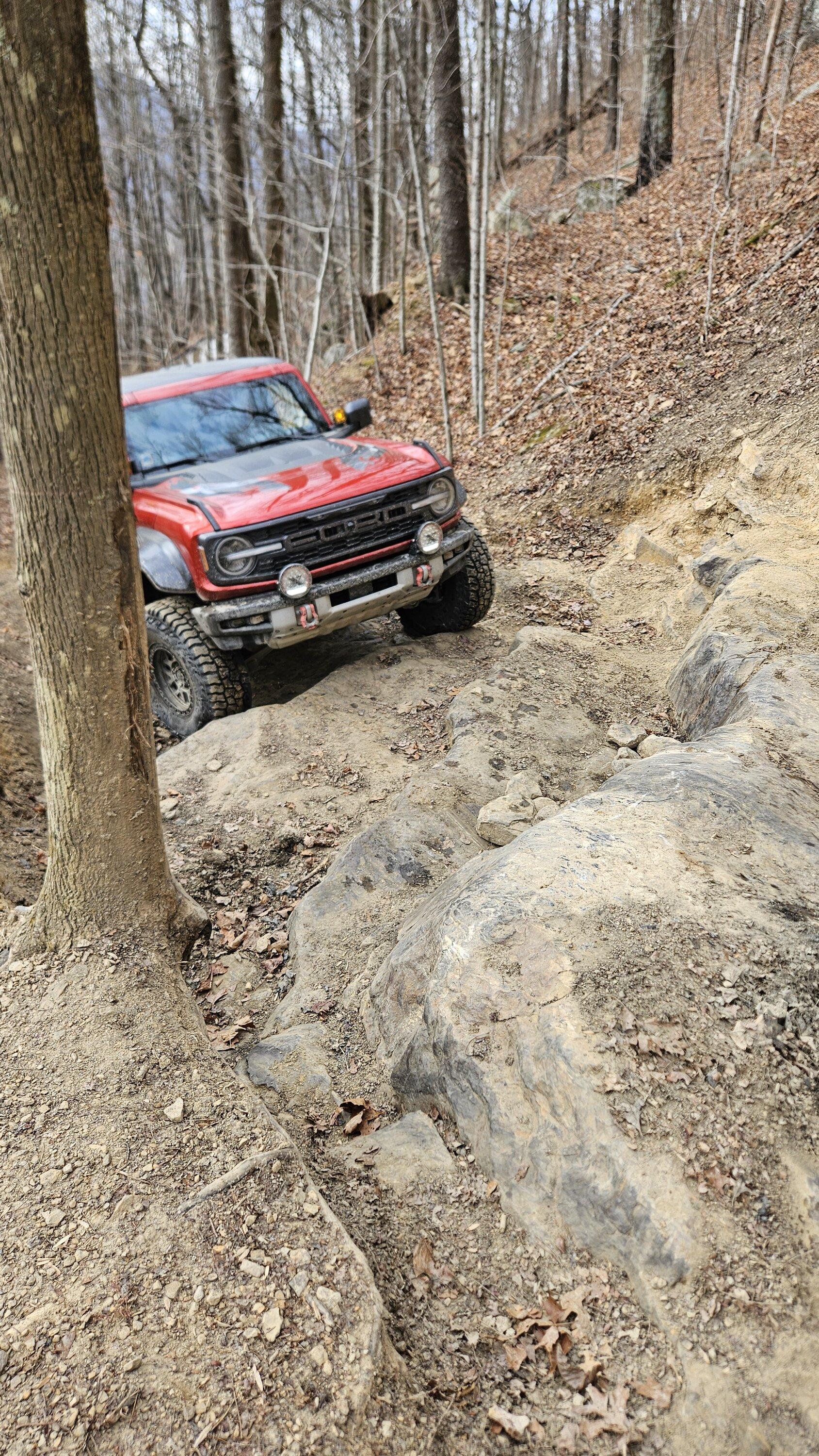Ford Bronco Yule tide run at Windrock Park TN a3