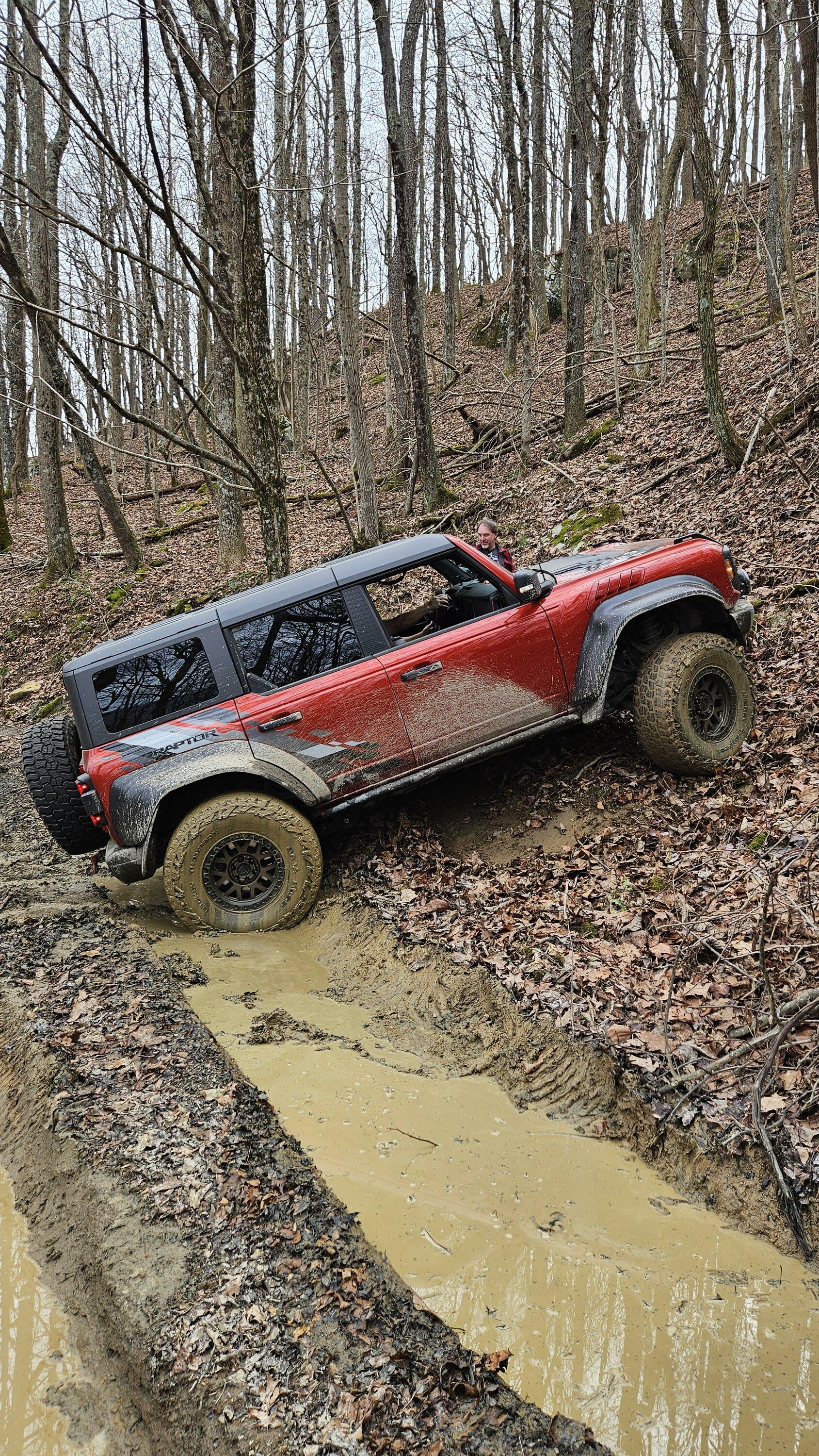 Ford Bronco Yule tide run at Windrock Park TN a4