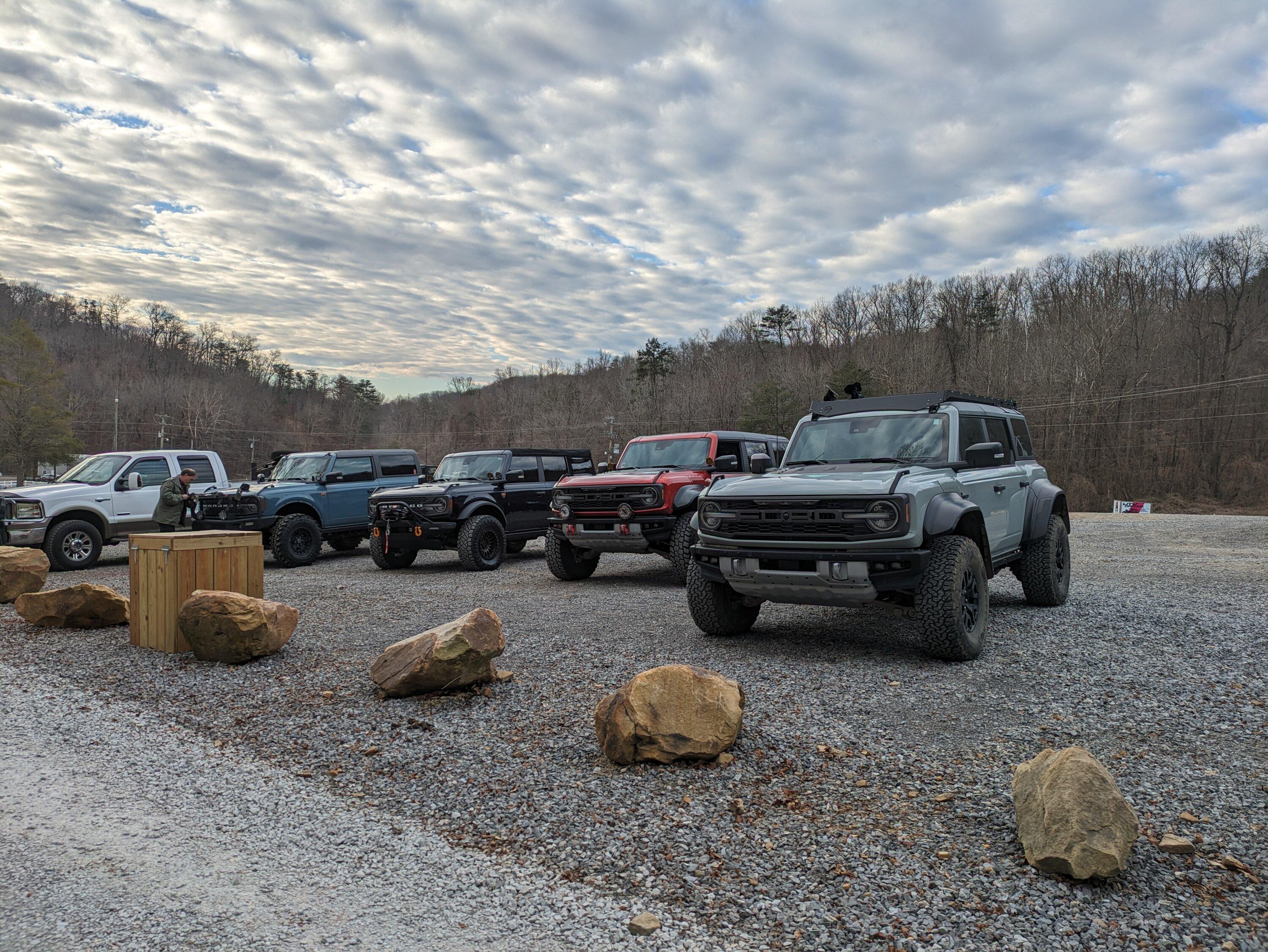 Ford Bronco Yule tide run at Windrock Park TN d1
