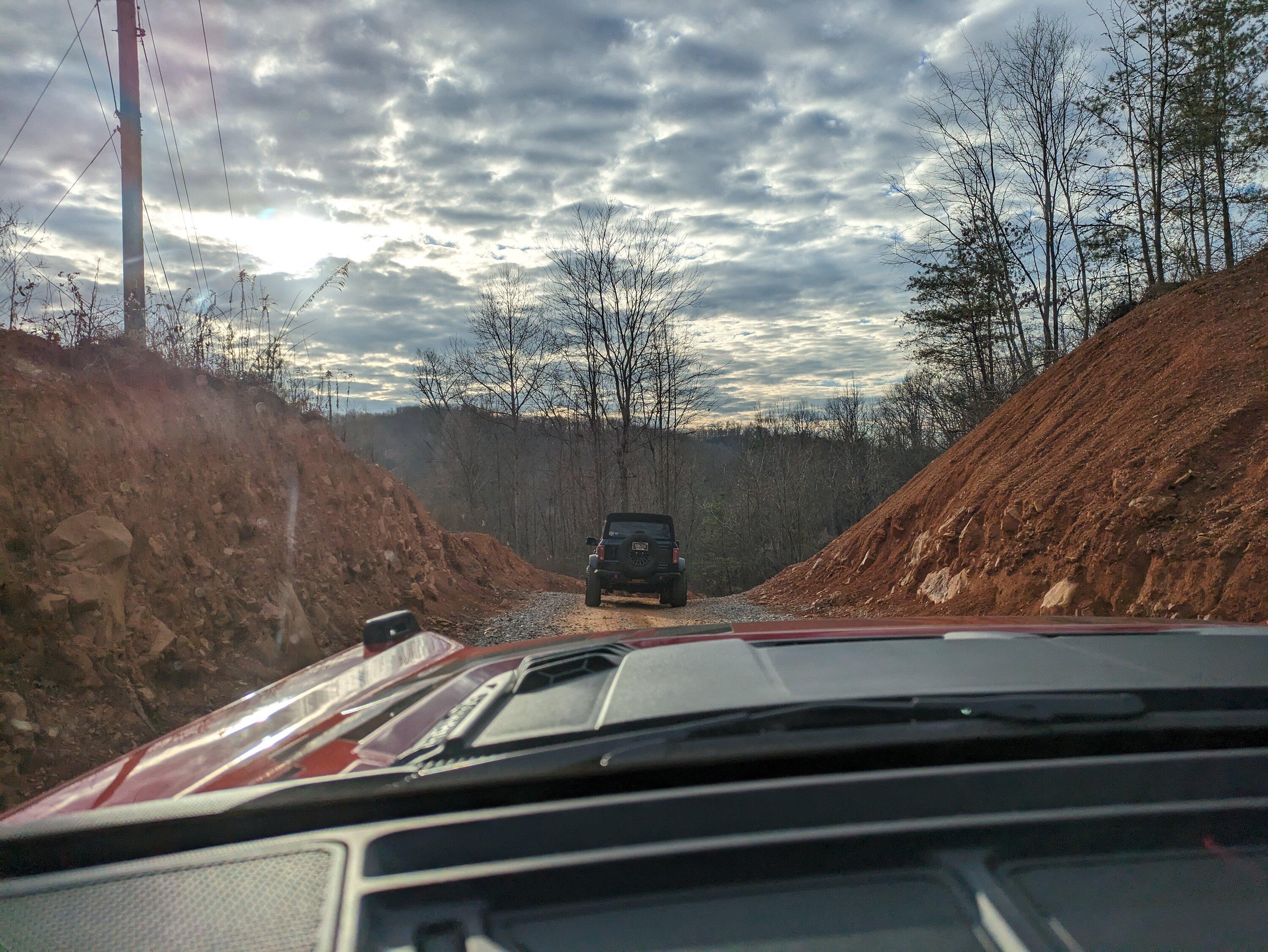 Ford Bronco Yule tide run at Windrock Park TN d2