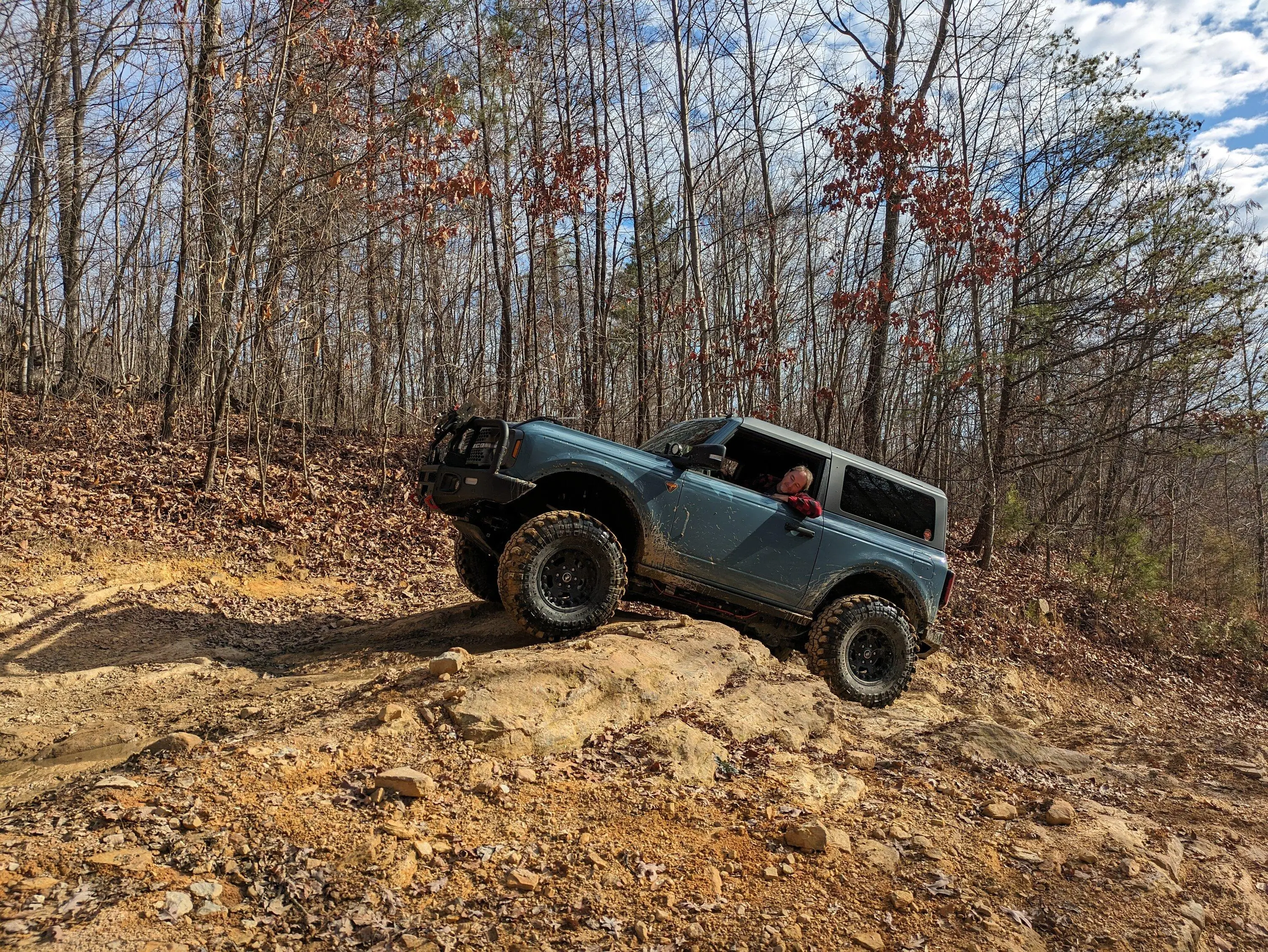 Ford Bronco Yule tide run at Windrock Park TN d3