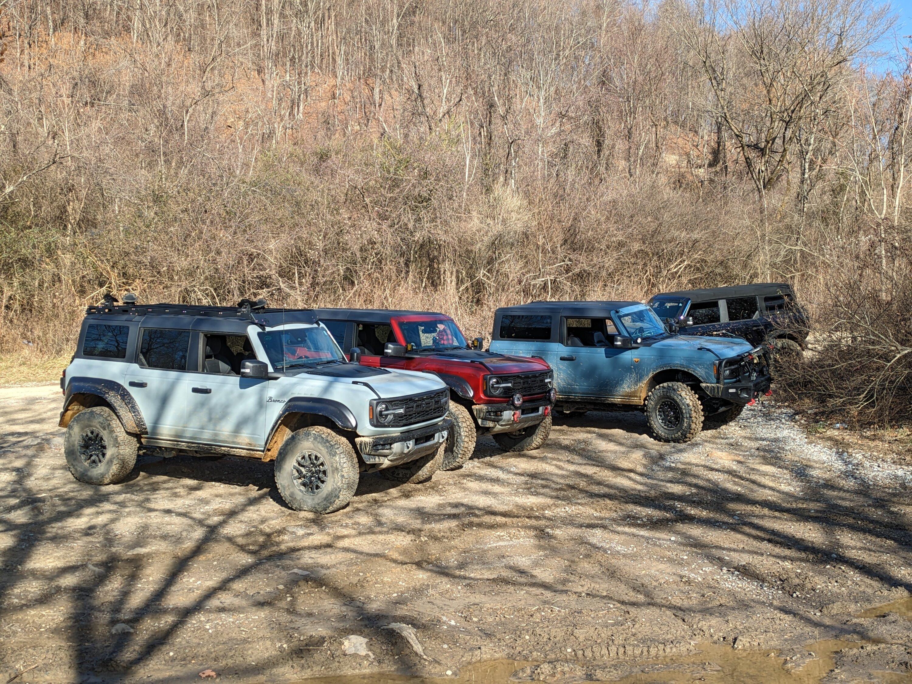 Ford Bronco Yule tide run at Windrock Park TN d5