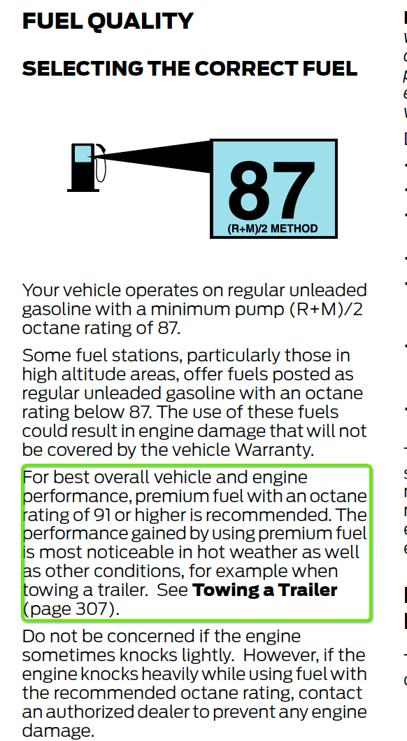 Ford Bronco Does the 2.7L Ecoboost require premium gas? 1703459123764