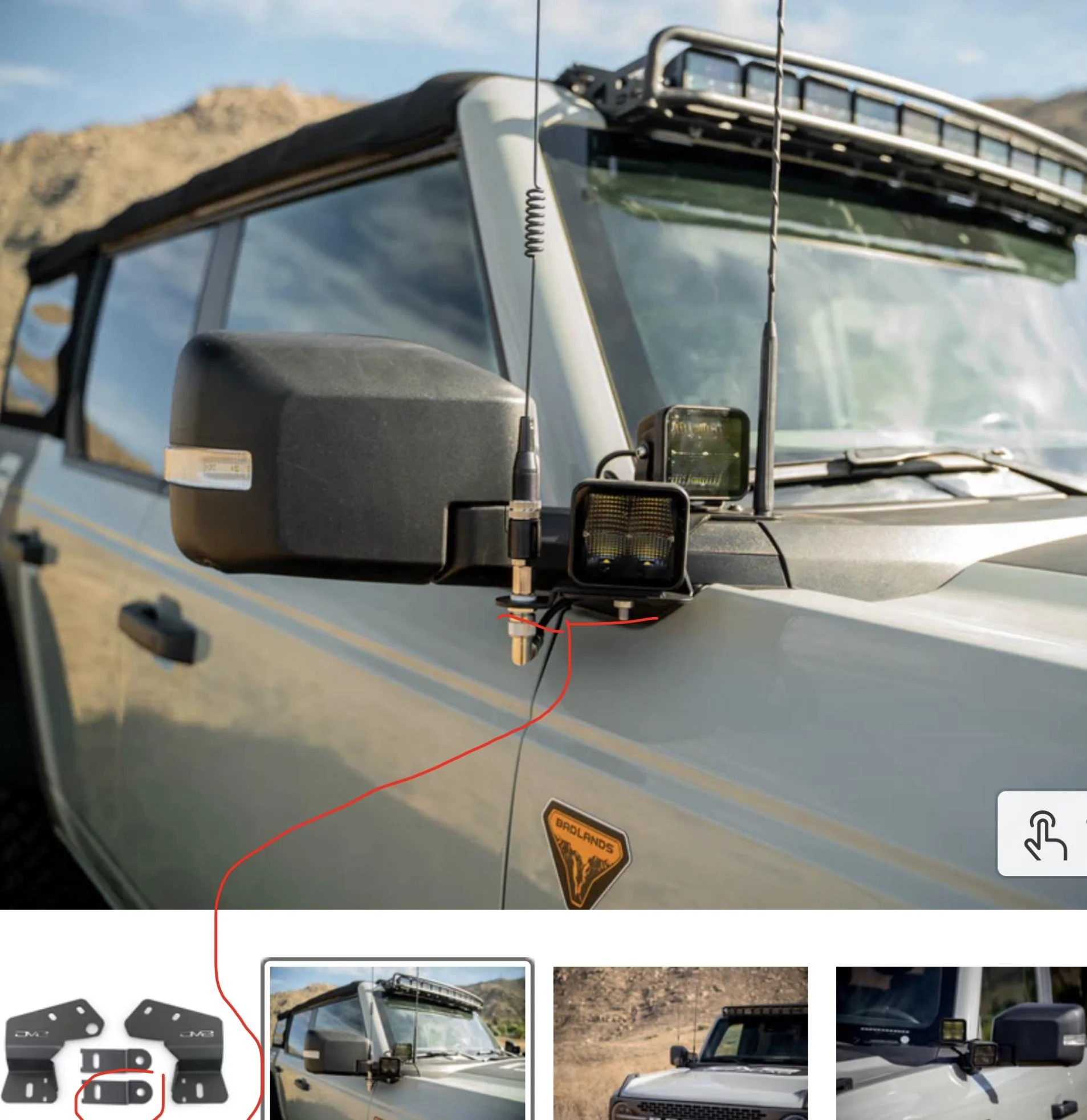 Ford Bronco Super Clean GMRS Radio Install! IMG_0085